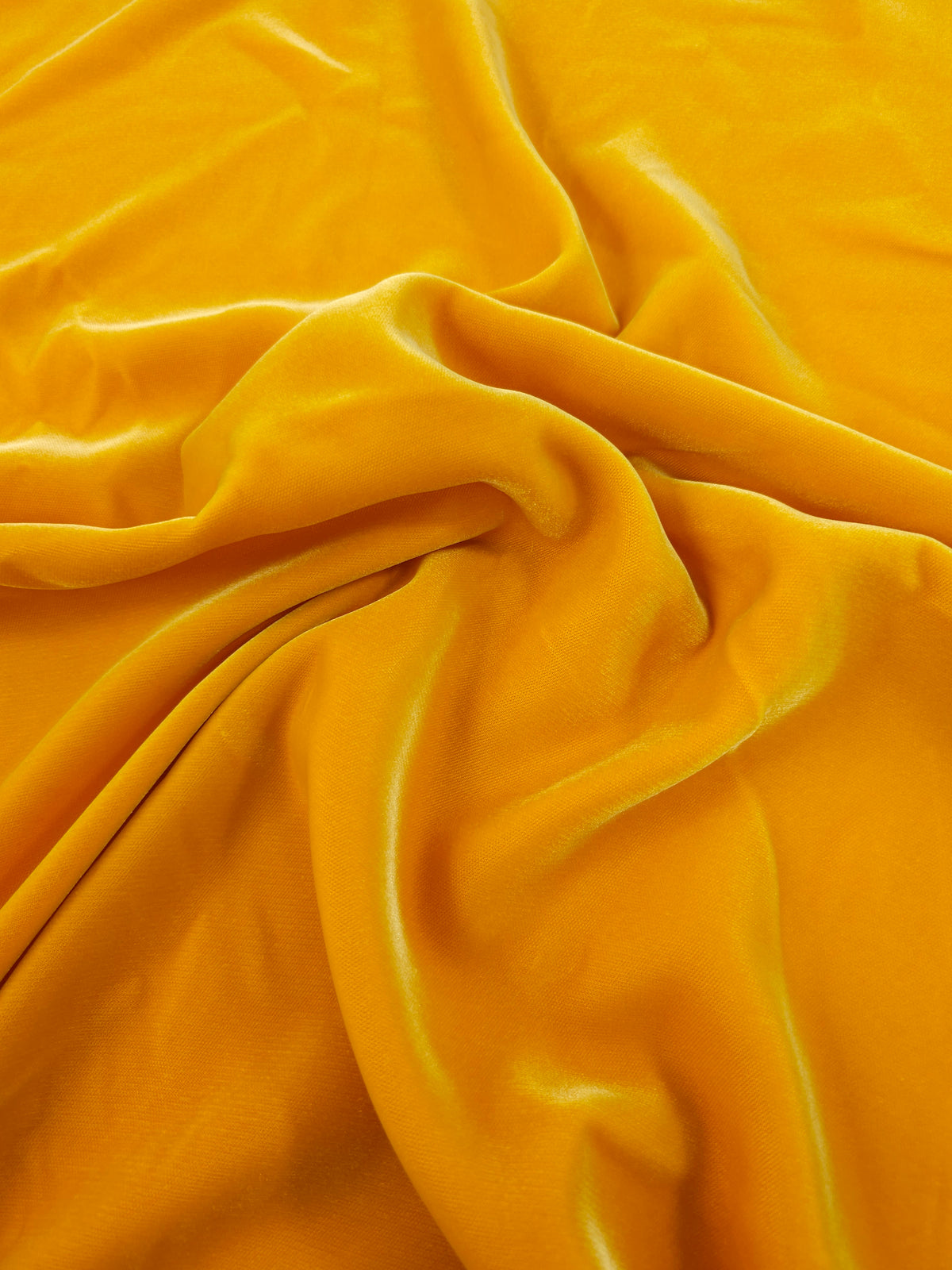Sunny Orange Viscose Acetate Velvet