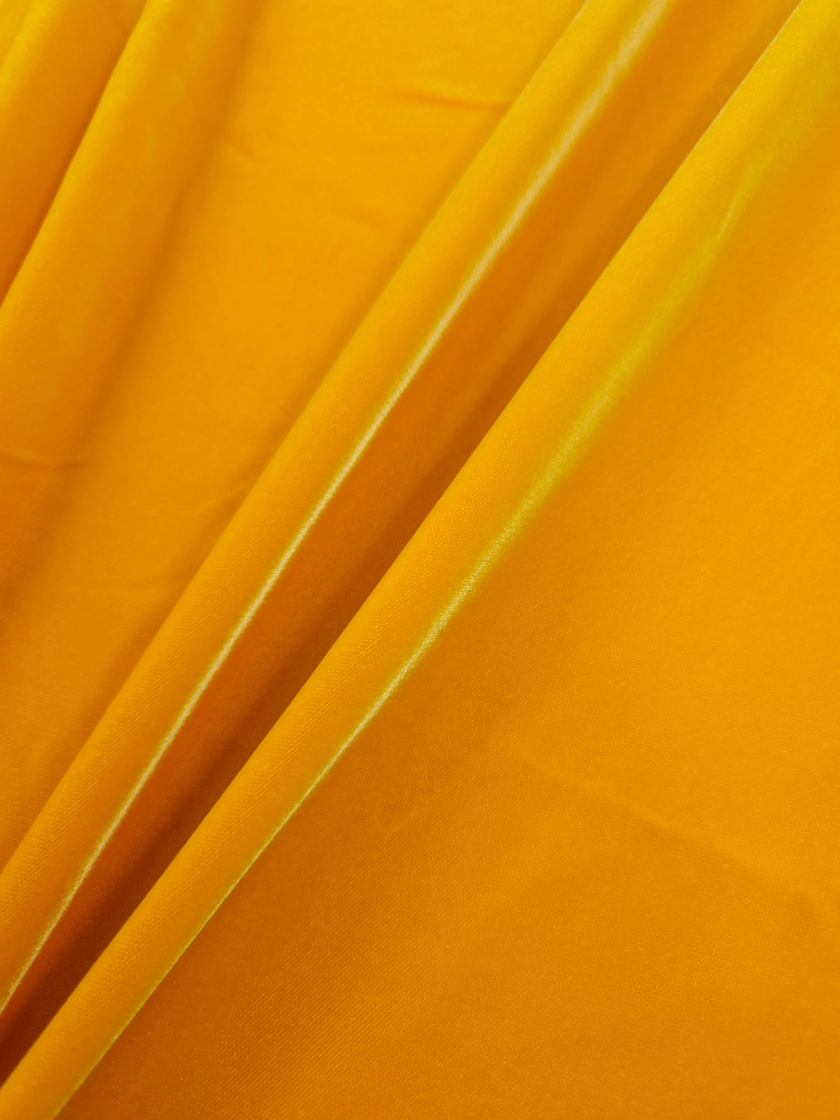 Sunny Orange Viscose Acetate Velvet