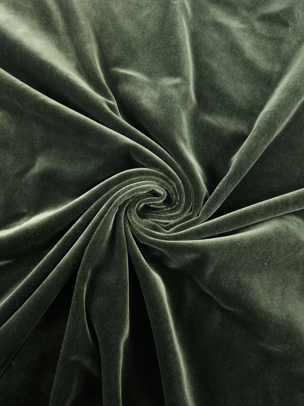 Army Green Cotton Velvet