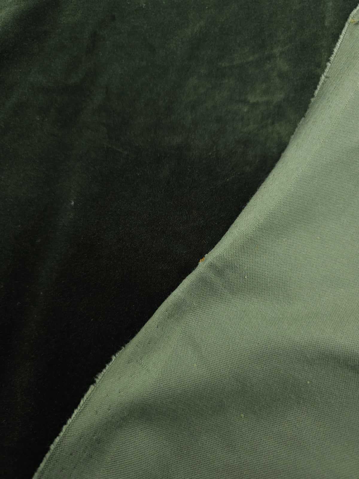Army Green Cotton Velvet