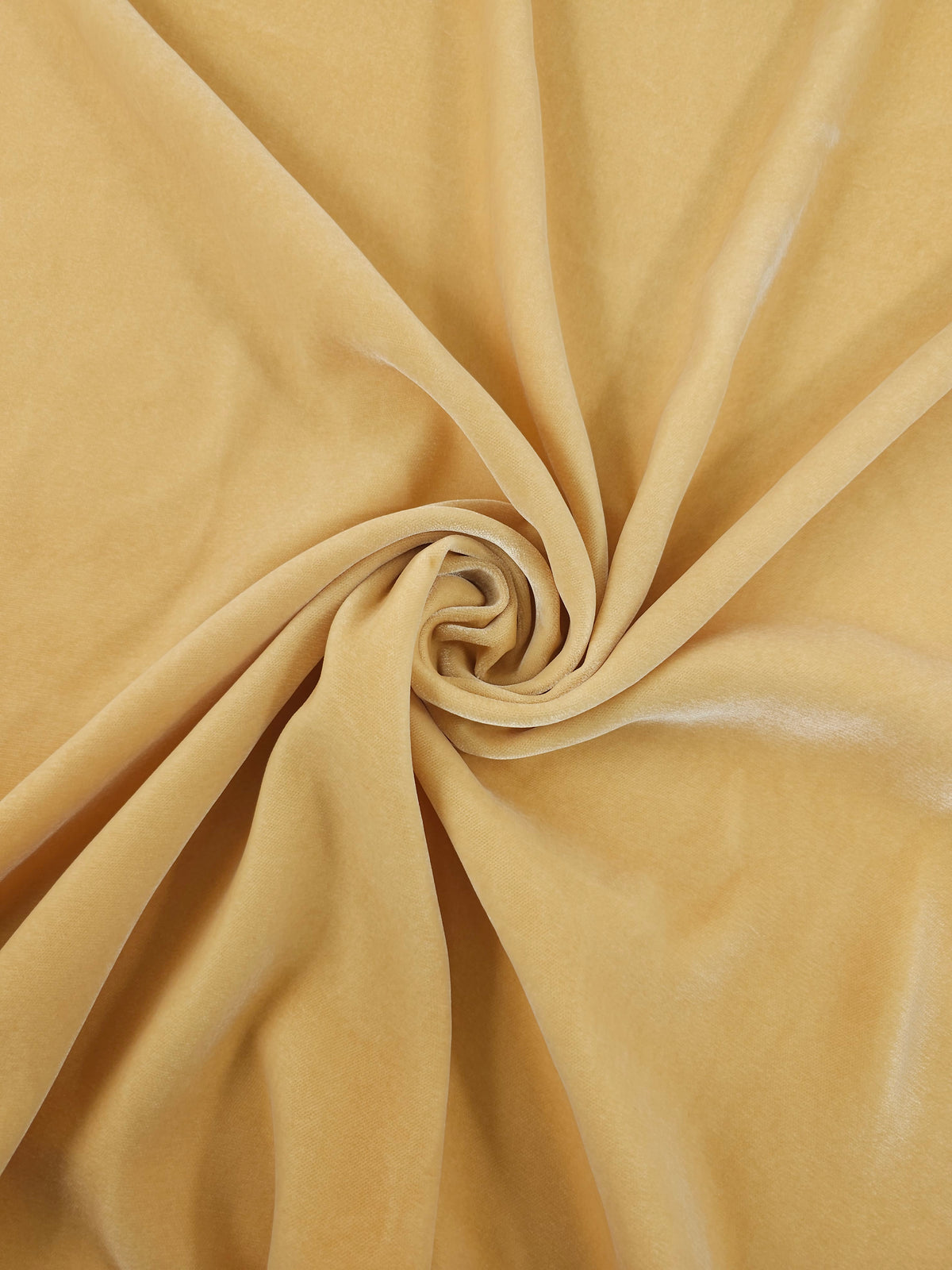 Custard Cream Viscose Acetate Velvet