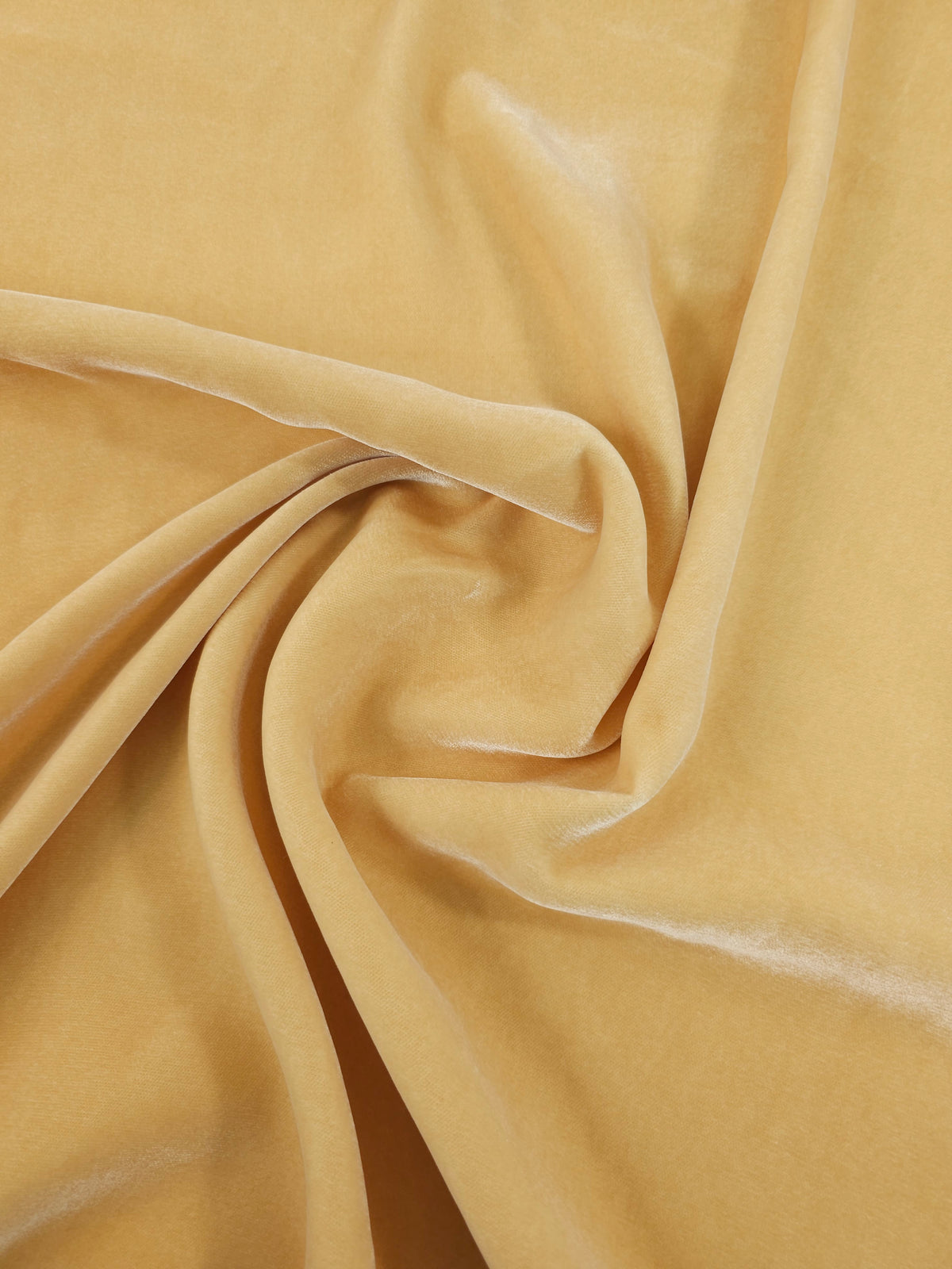 Custard Cream Viscose Acetate Velvet