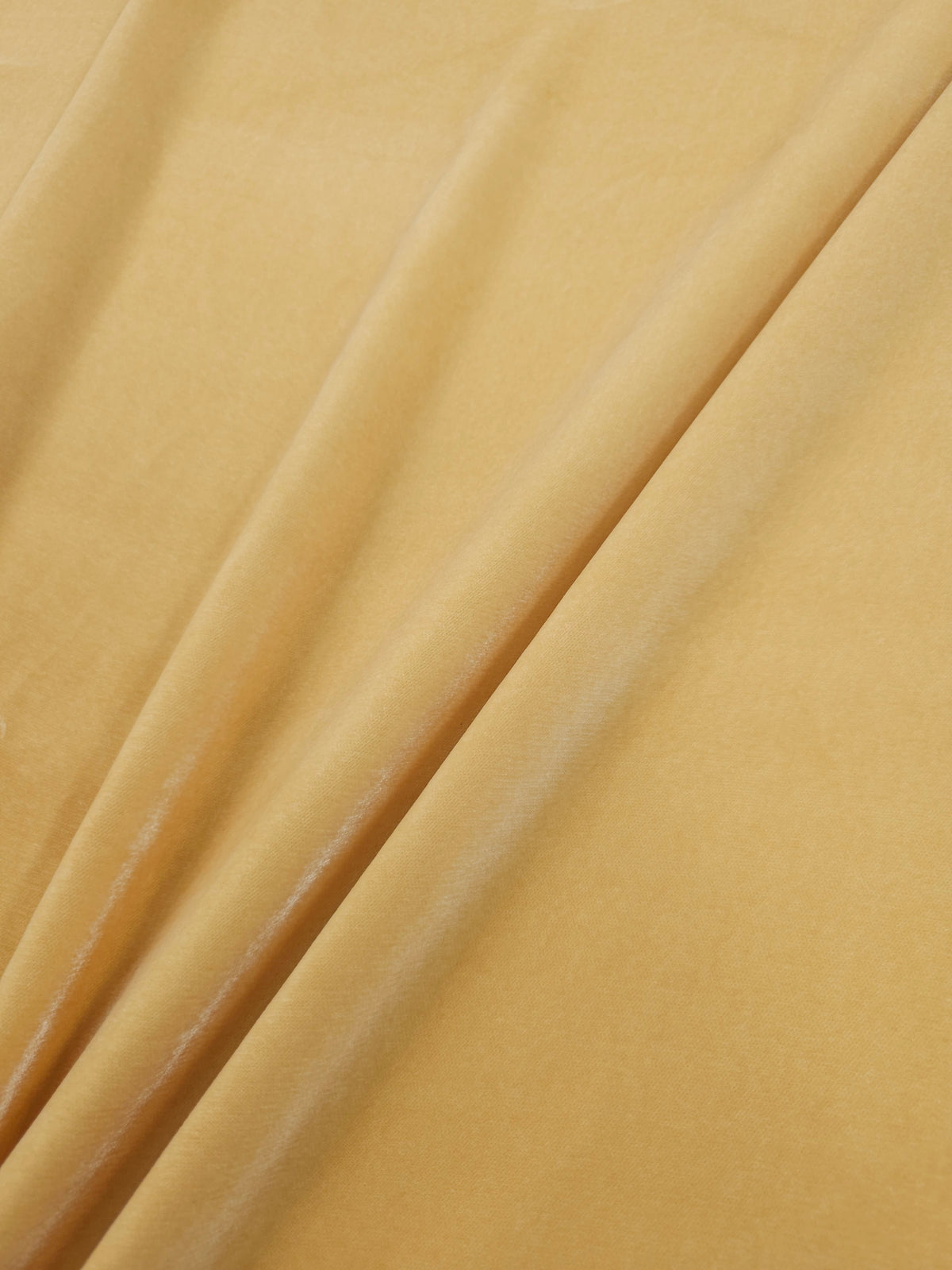 Custard Cream Viscose Acetate Velvet