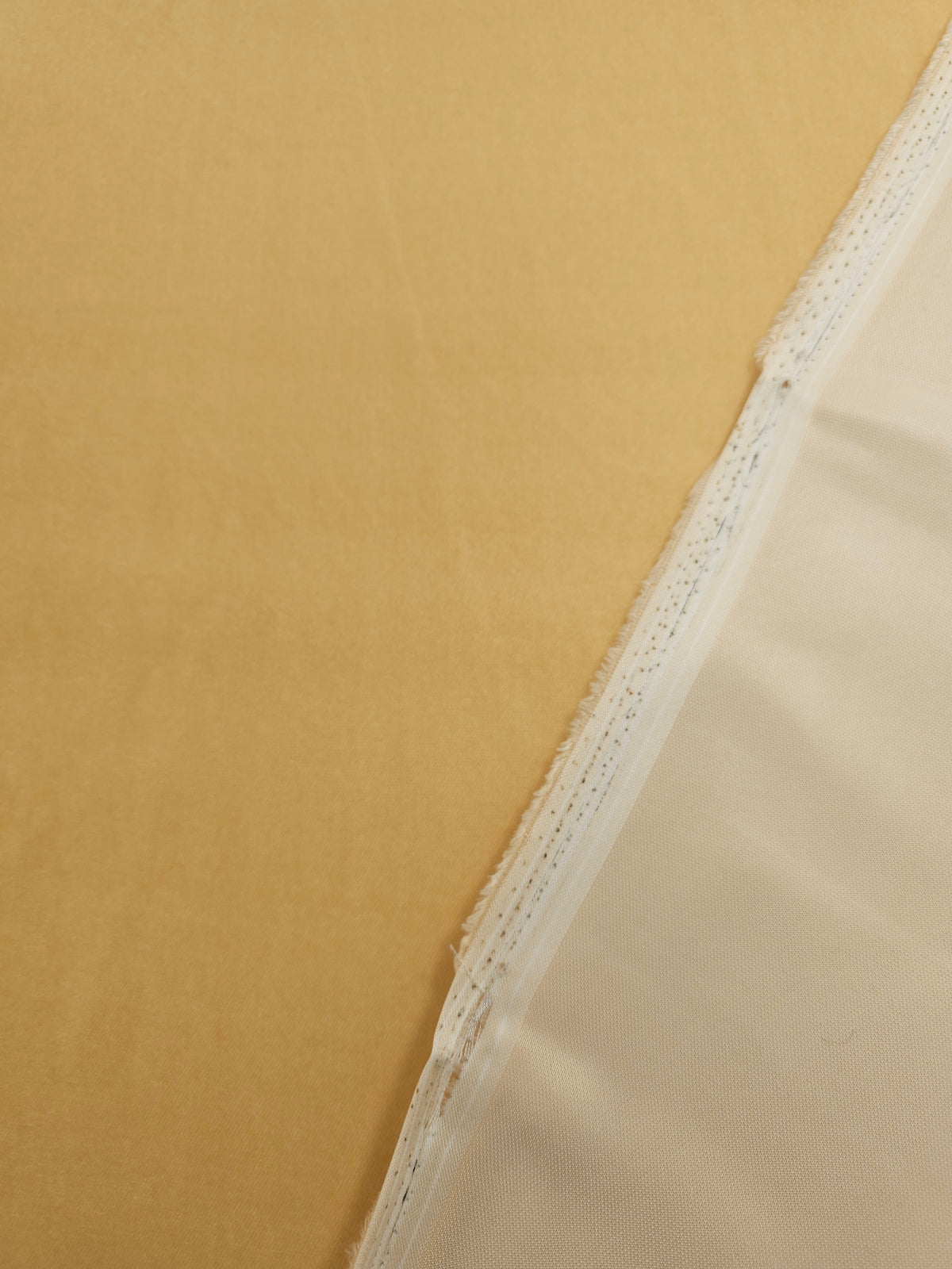 Custard Cream Viscose Acetate Velvet
