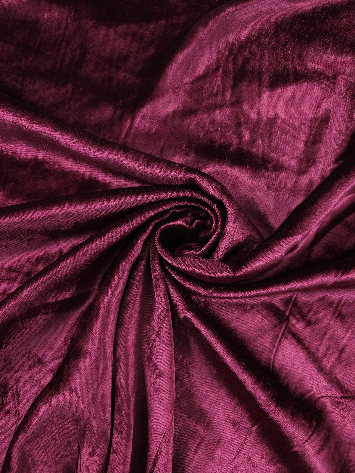 Magenta Plum Viscose Silk Velvet
