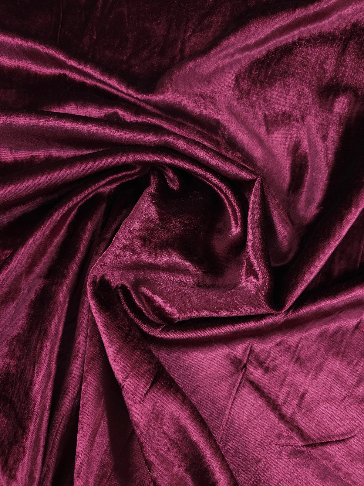 Magenta Plum Viscose Silk Velvet