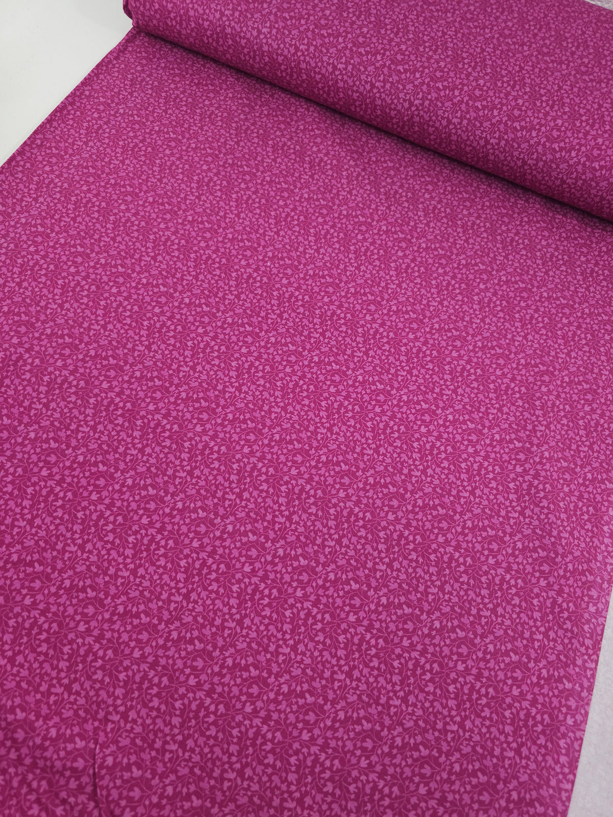 Magenta Whimsy Floral Twine 100% Cotton