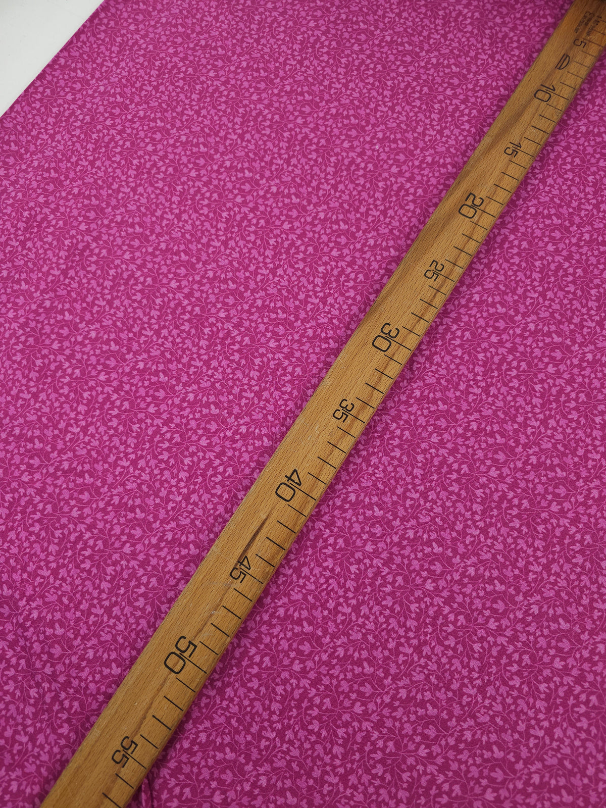 Magenta Whimsy Floral Twine 100% Cotton