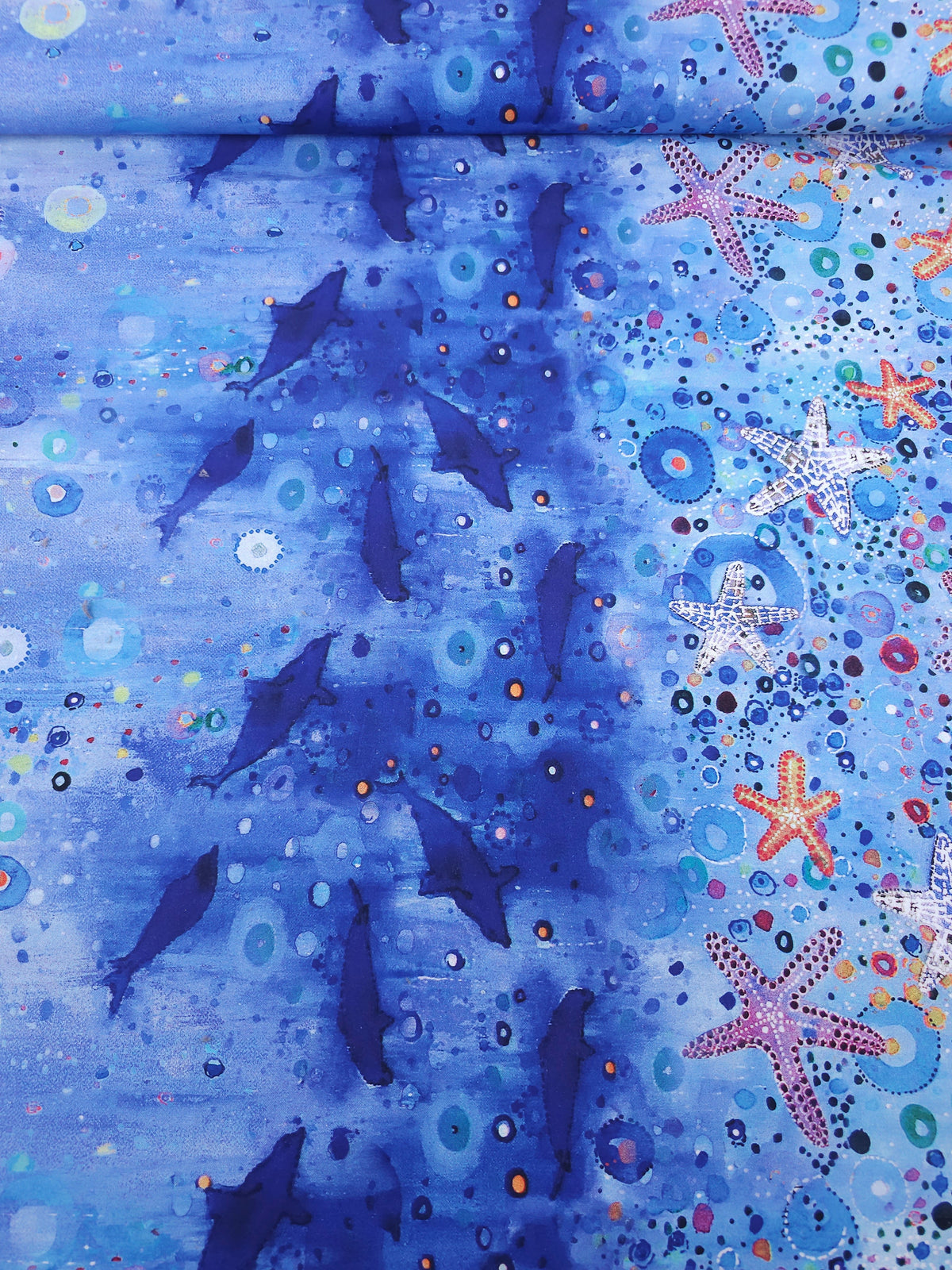 Wild Sea Waters 100% Cotton