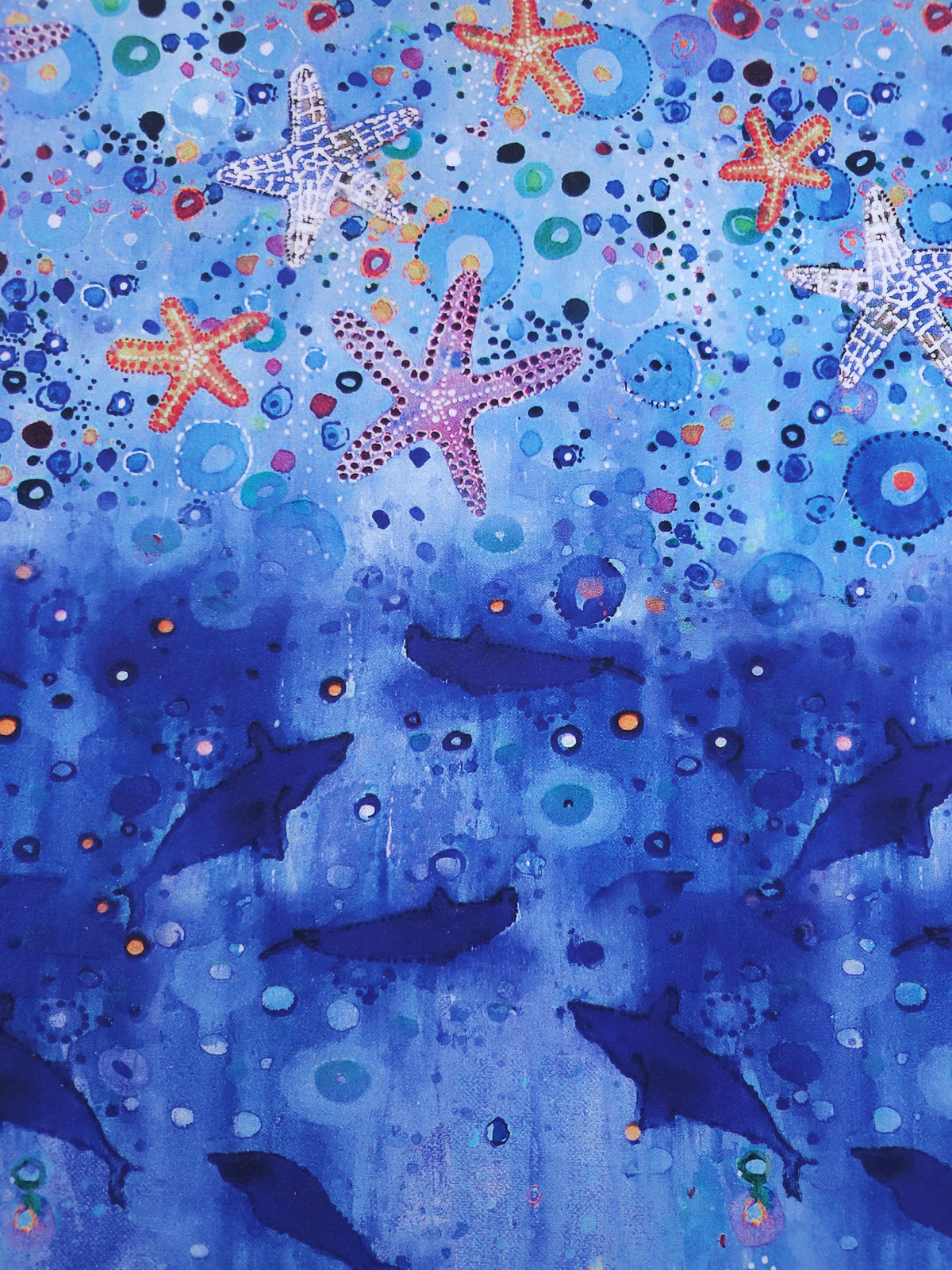 Wild Sea Waters 100% Cotton