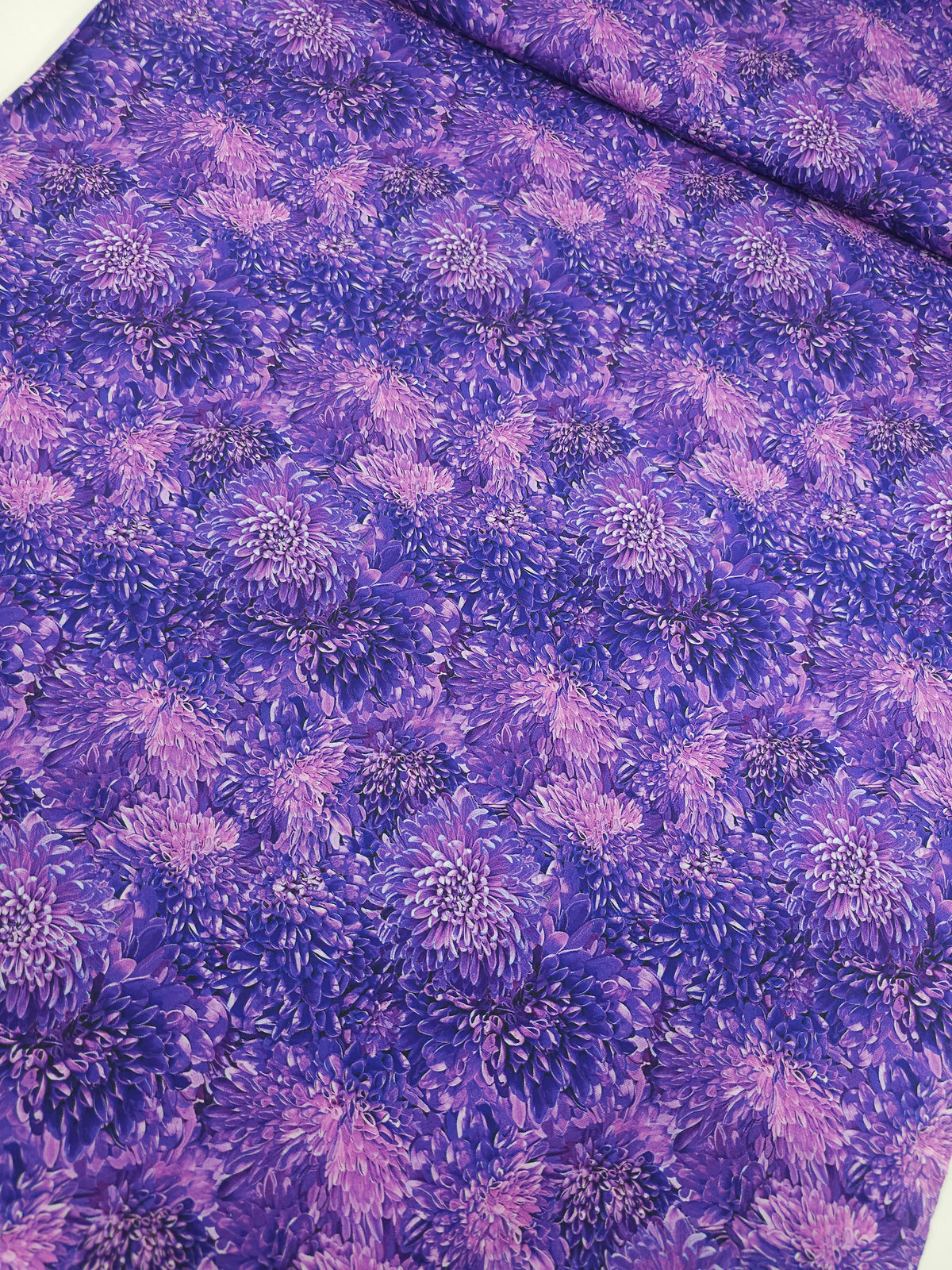 Purple Fleurs Garden Delight 100% Cotton
