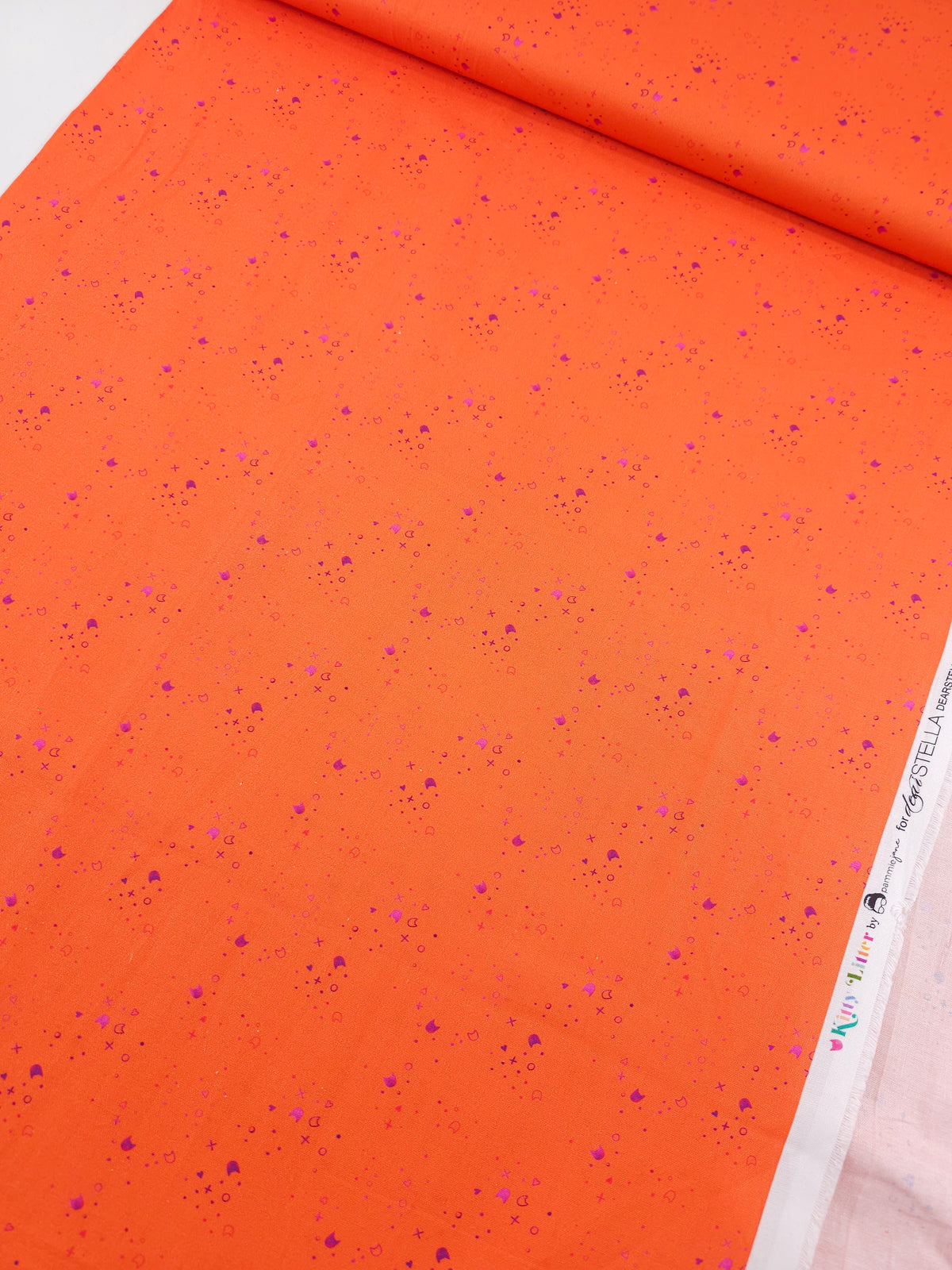 Orange/Magenta Kitty Litter - Pammie Jane