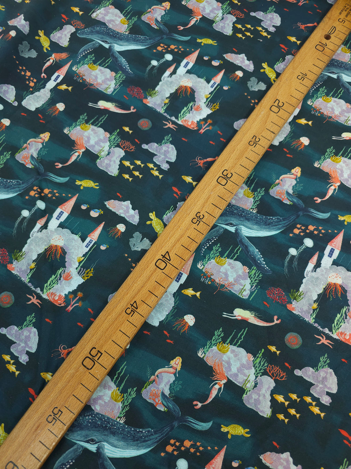 Mermaid Castle Fantasy 100% Cotton