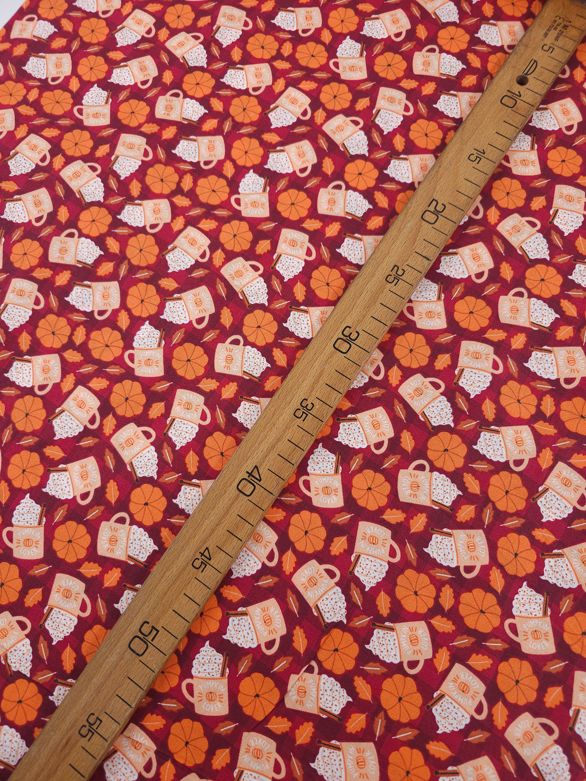 Pumpkin Latte 100% Cotton