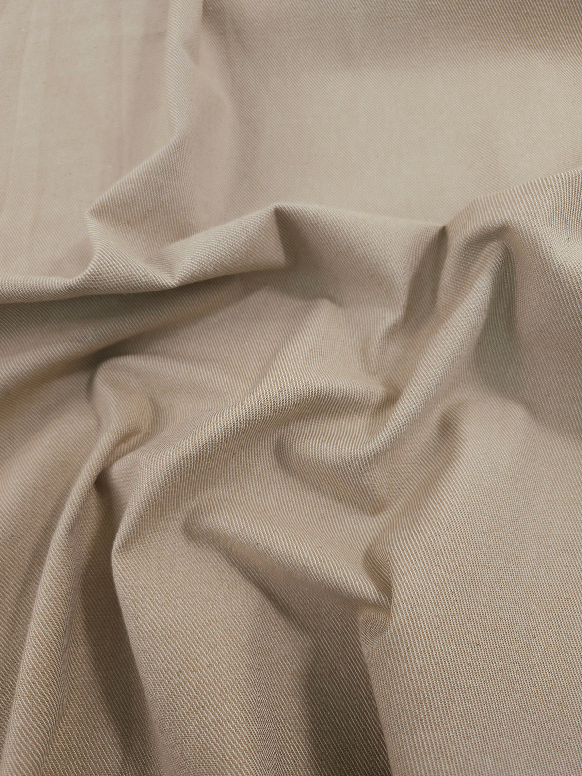 Oaty Beige Twill Denim