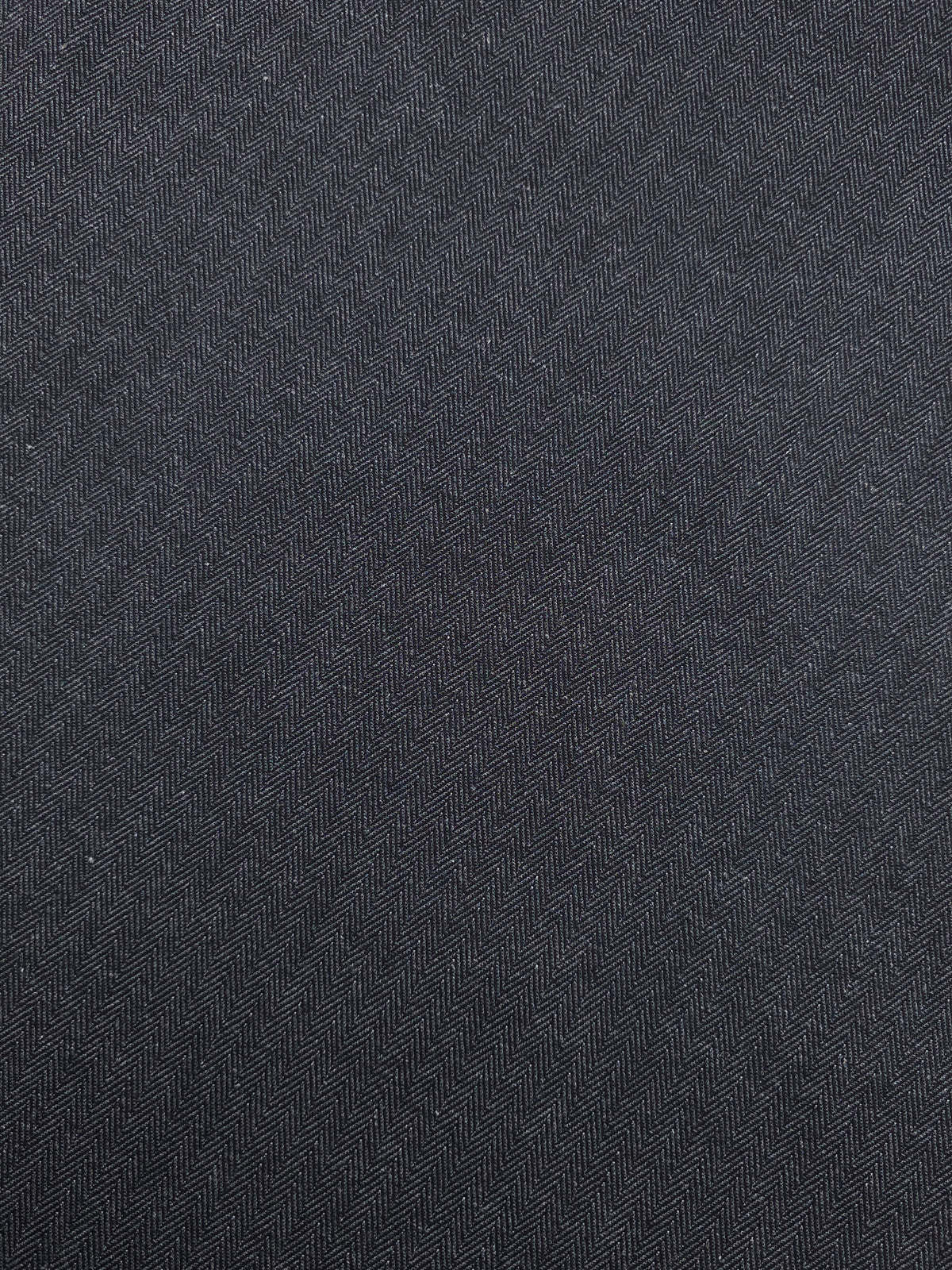 Charcoal Grey Herringbone Denim