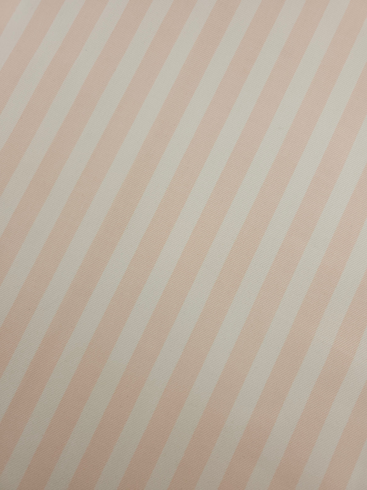 Peachy Pink/Ivory Stripe Denim *DEFECT*