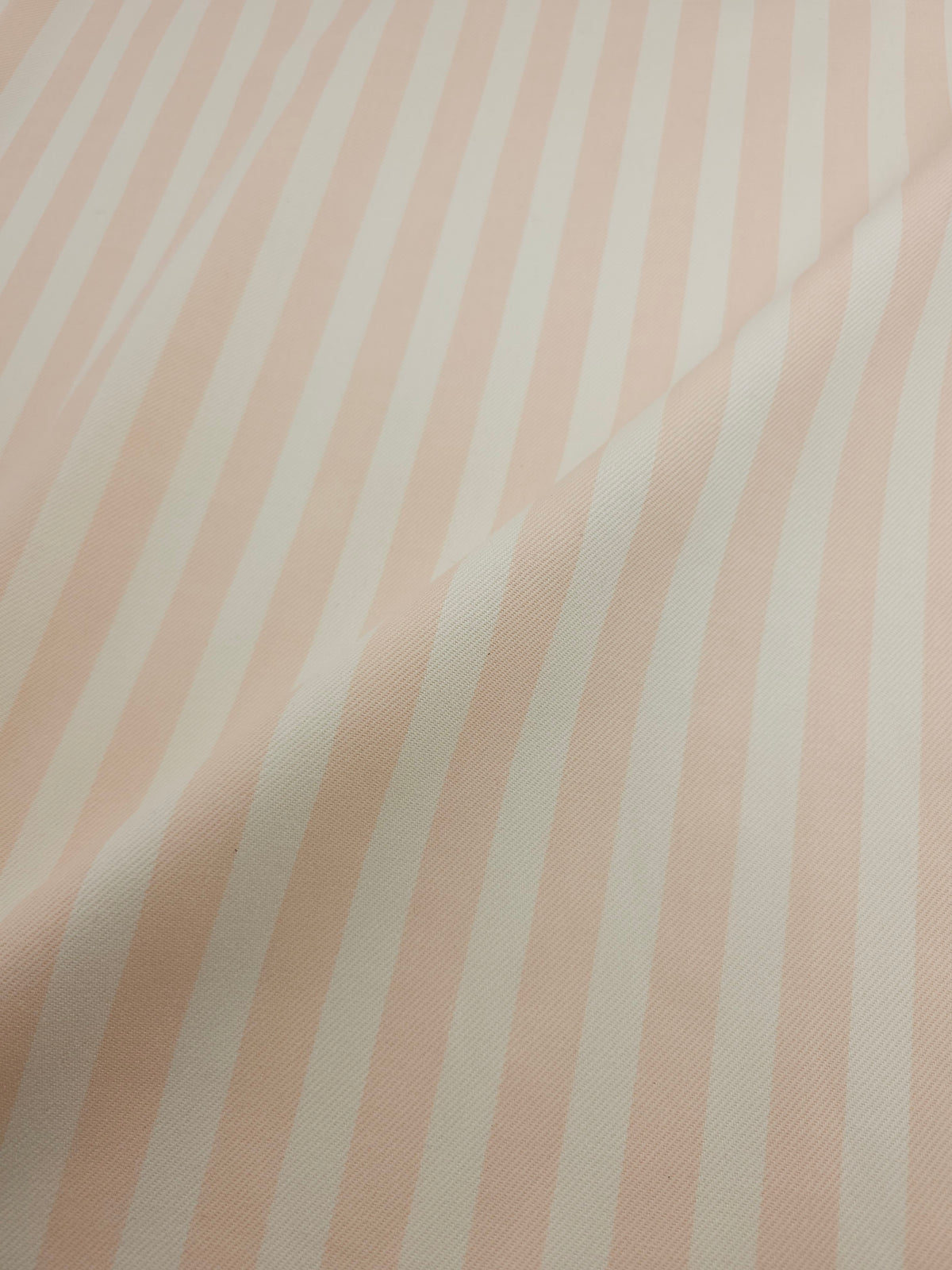 Peachy Pink/Ivory Stripe Denim *DEFECT*