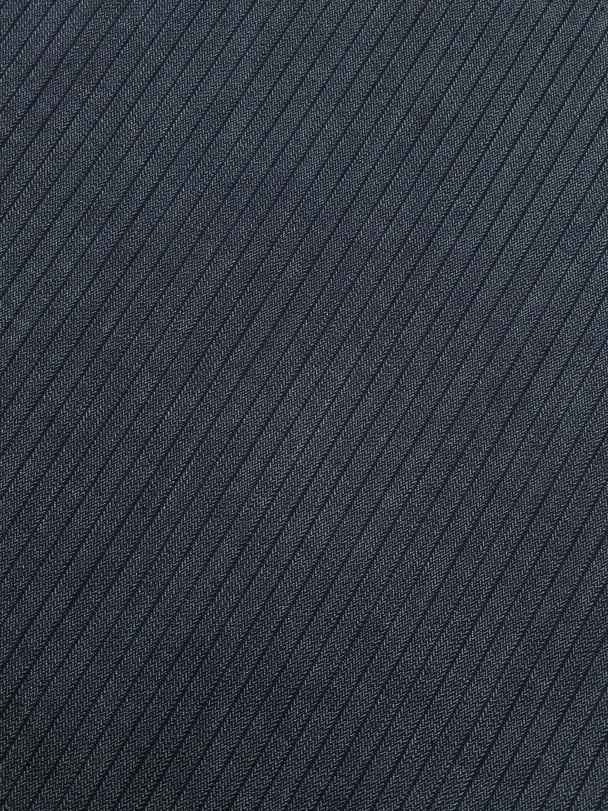 Midnight Navy Herringbone Stripe Denim