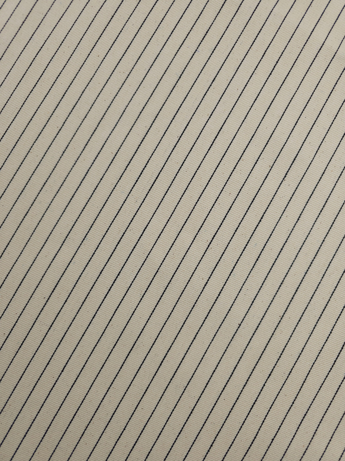 Ivory/Cream Speckle Stripe Denim