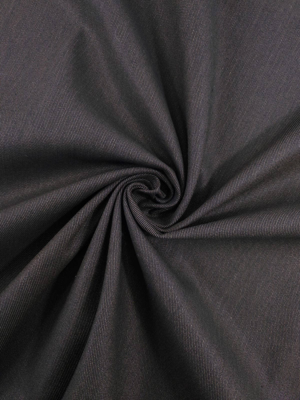 Bark Brown Twill Denim