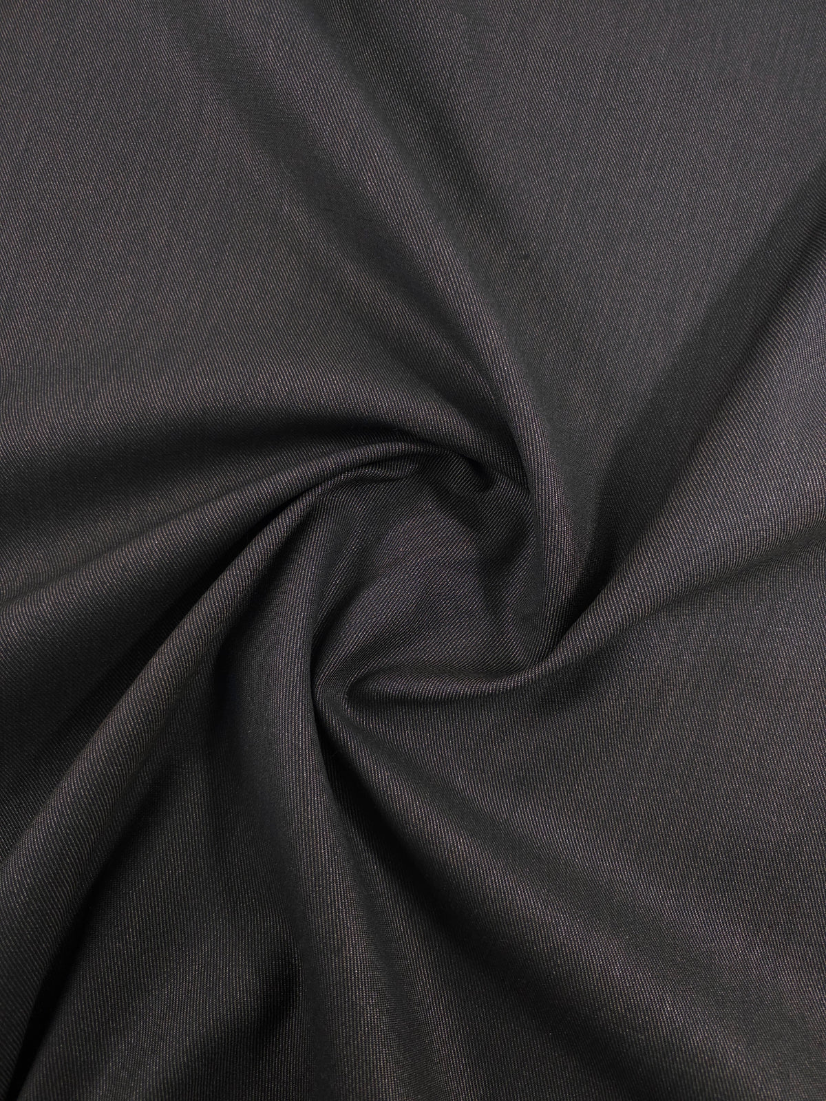 Bark Brown Twill Denim