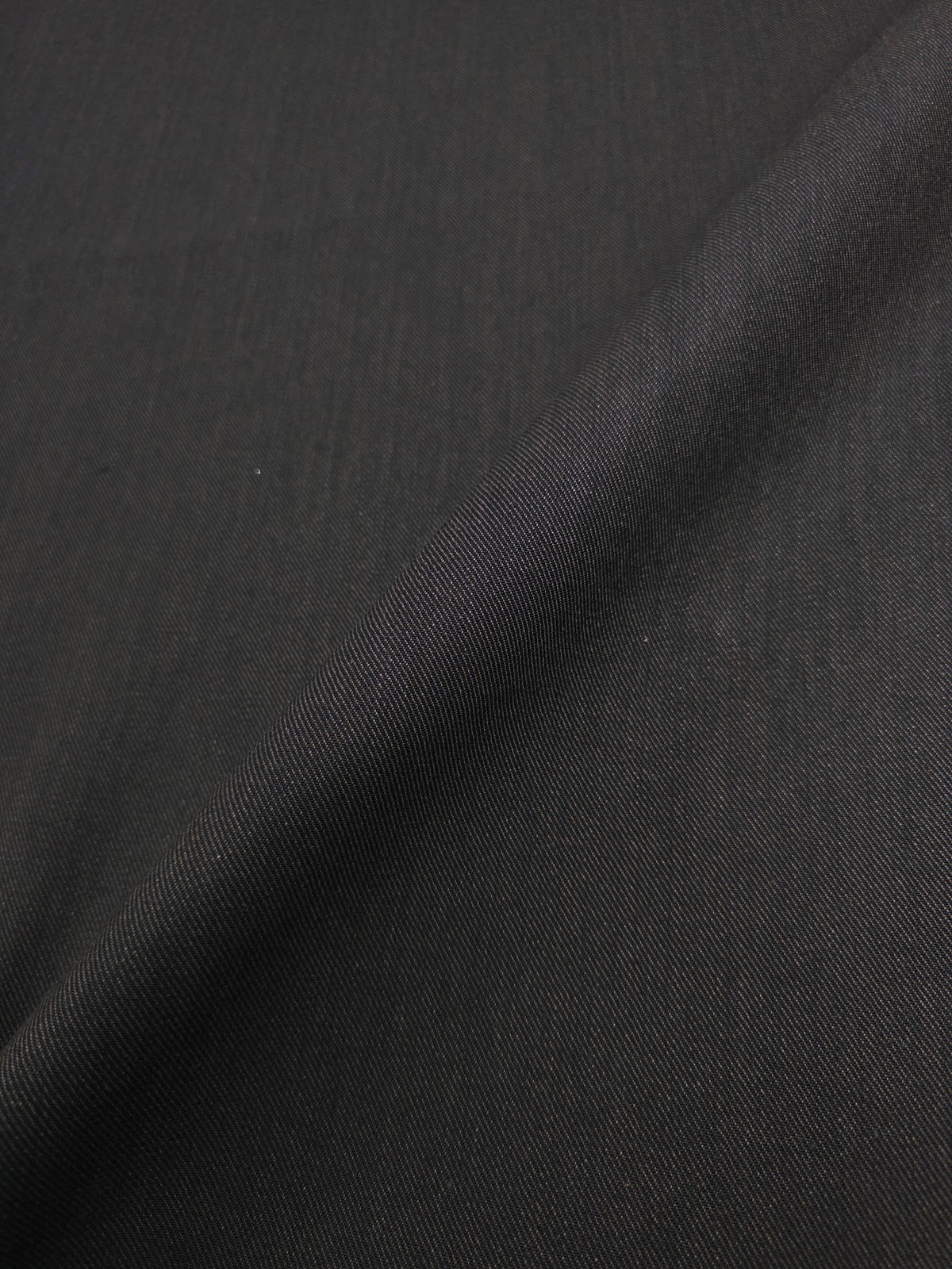 Bark Brown Twill Denim