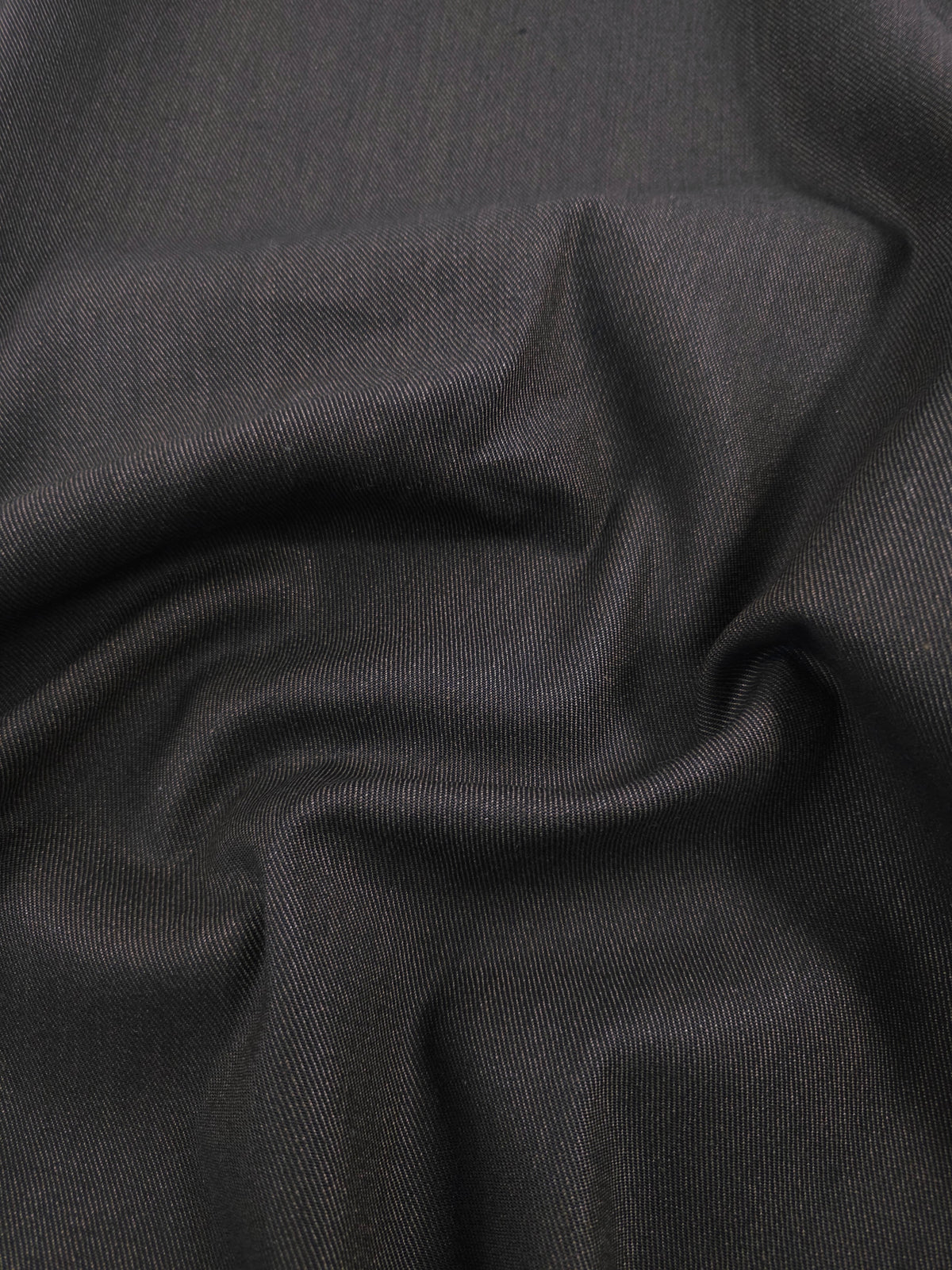Bark Brown Twill Denim