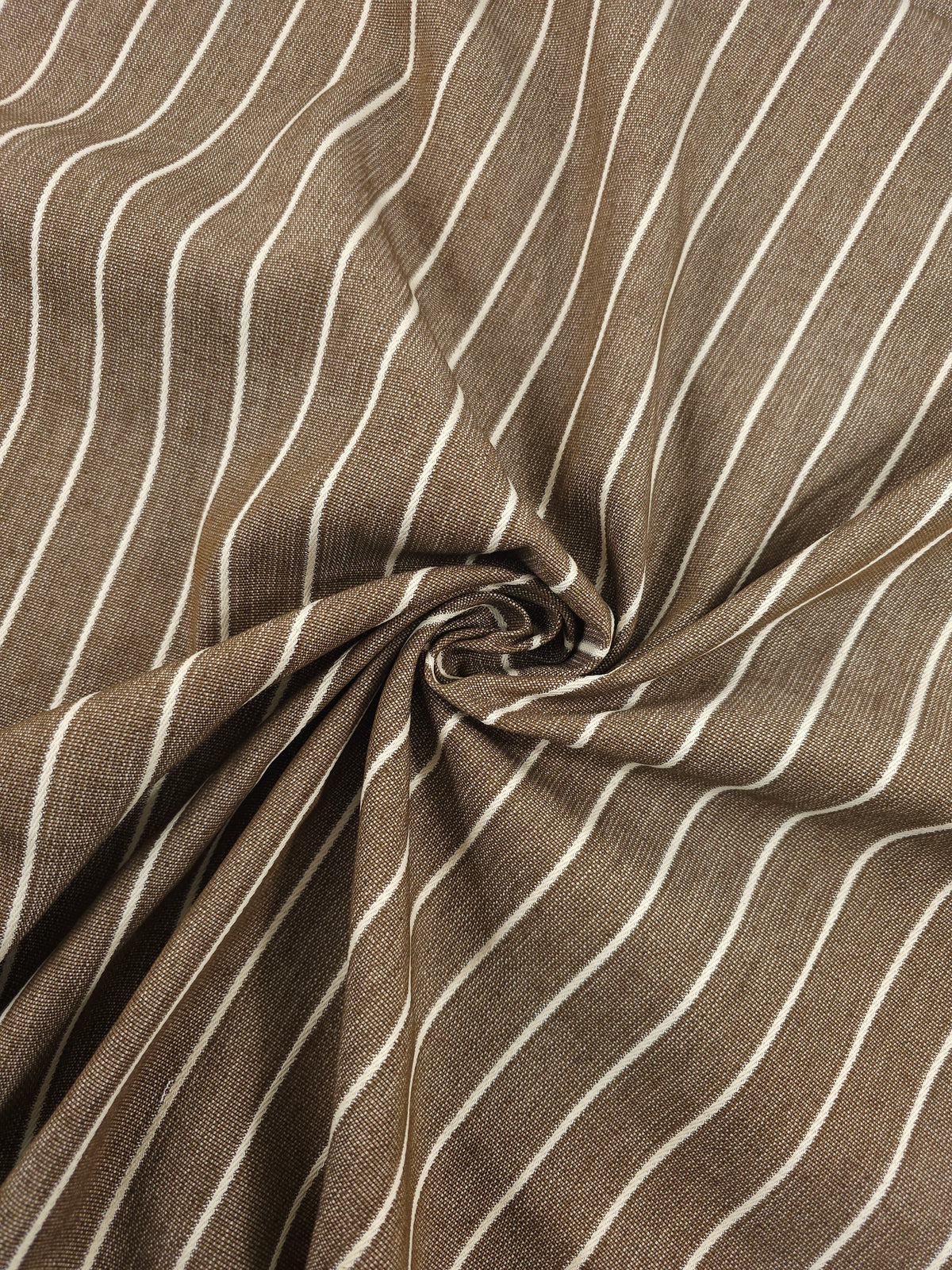 Fawny Brown Stripe Denim