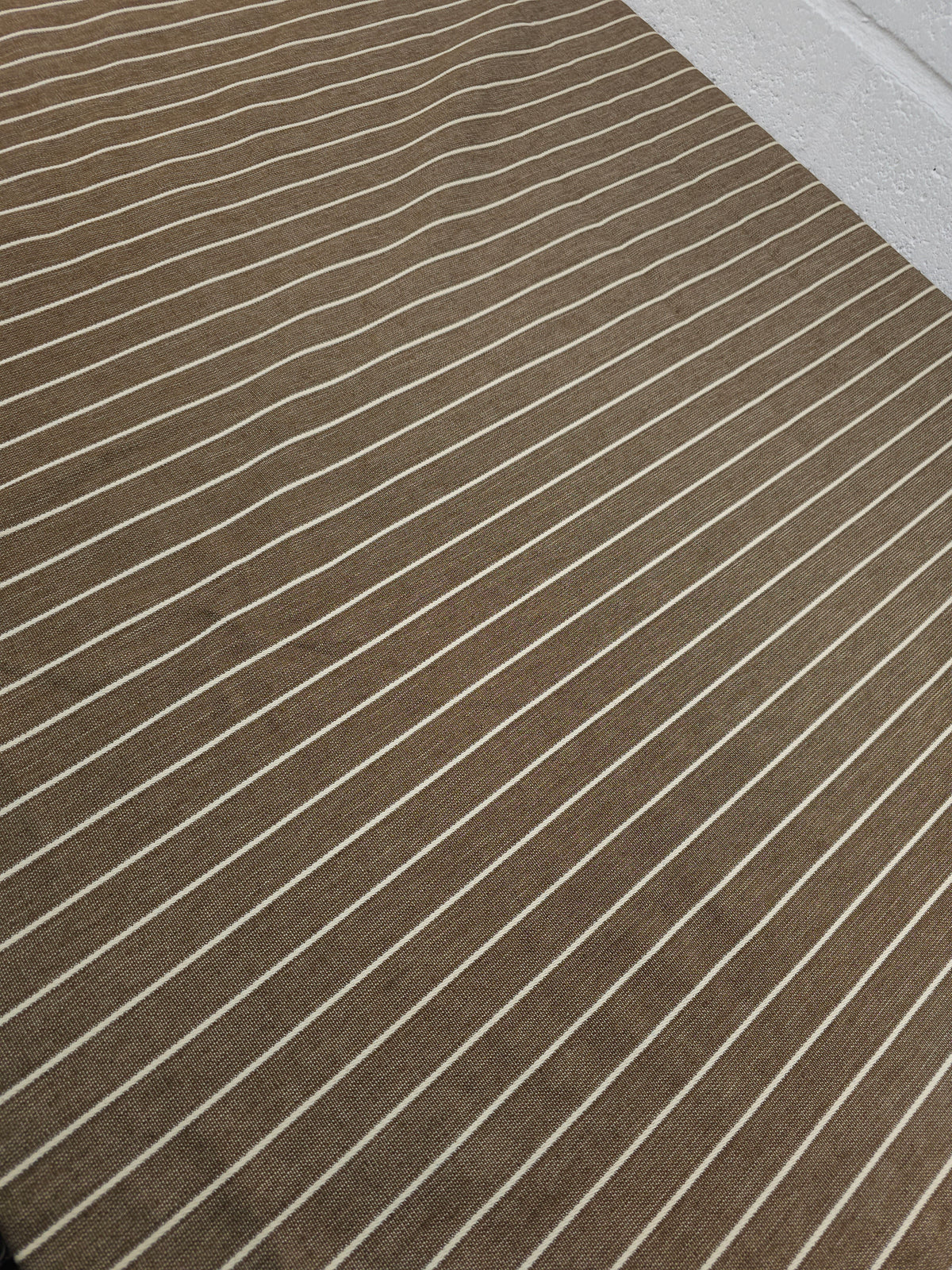 Fawny Brown Stripe Denim