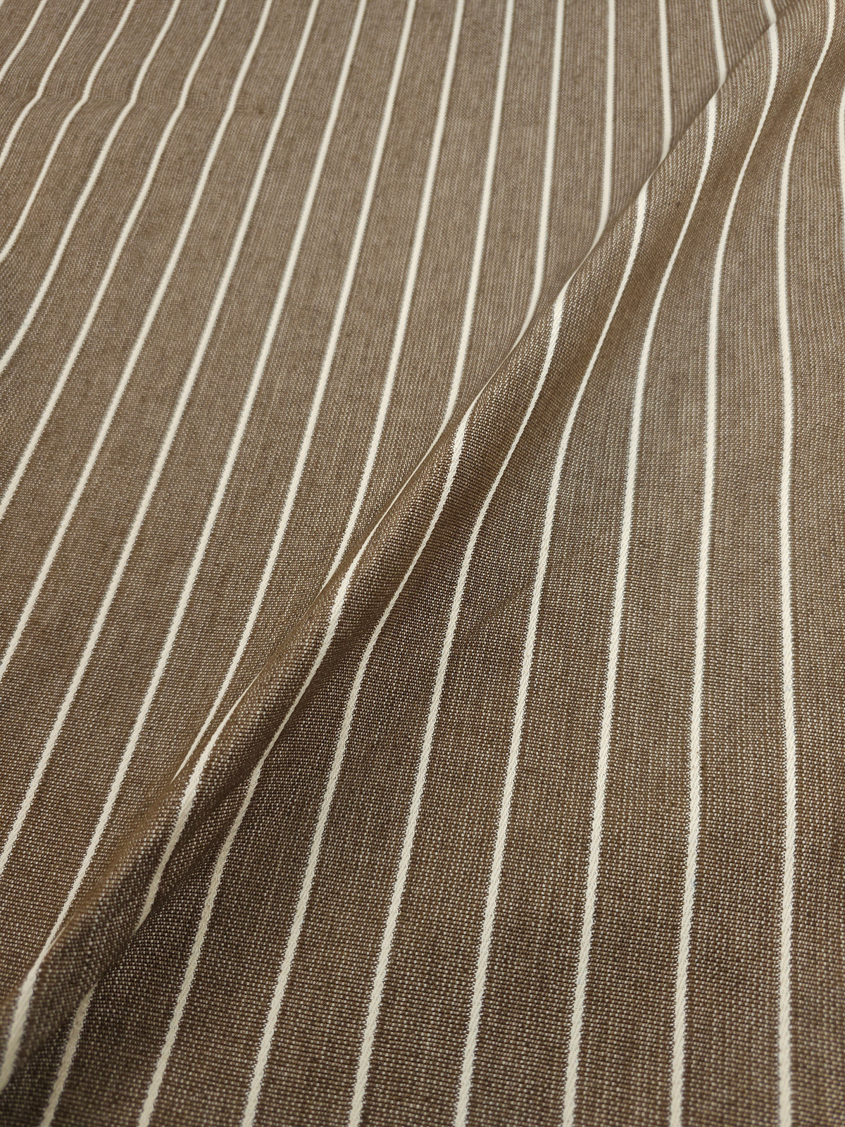 Fawny Brown Stripe Denim