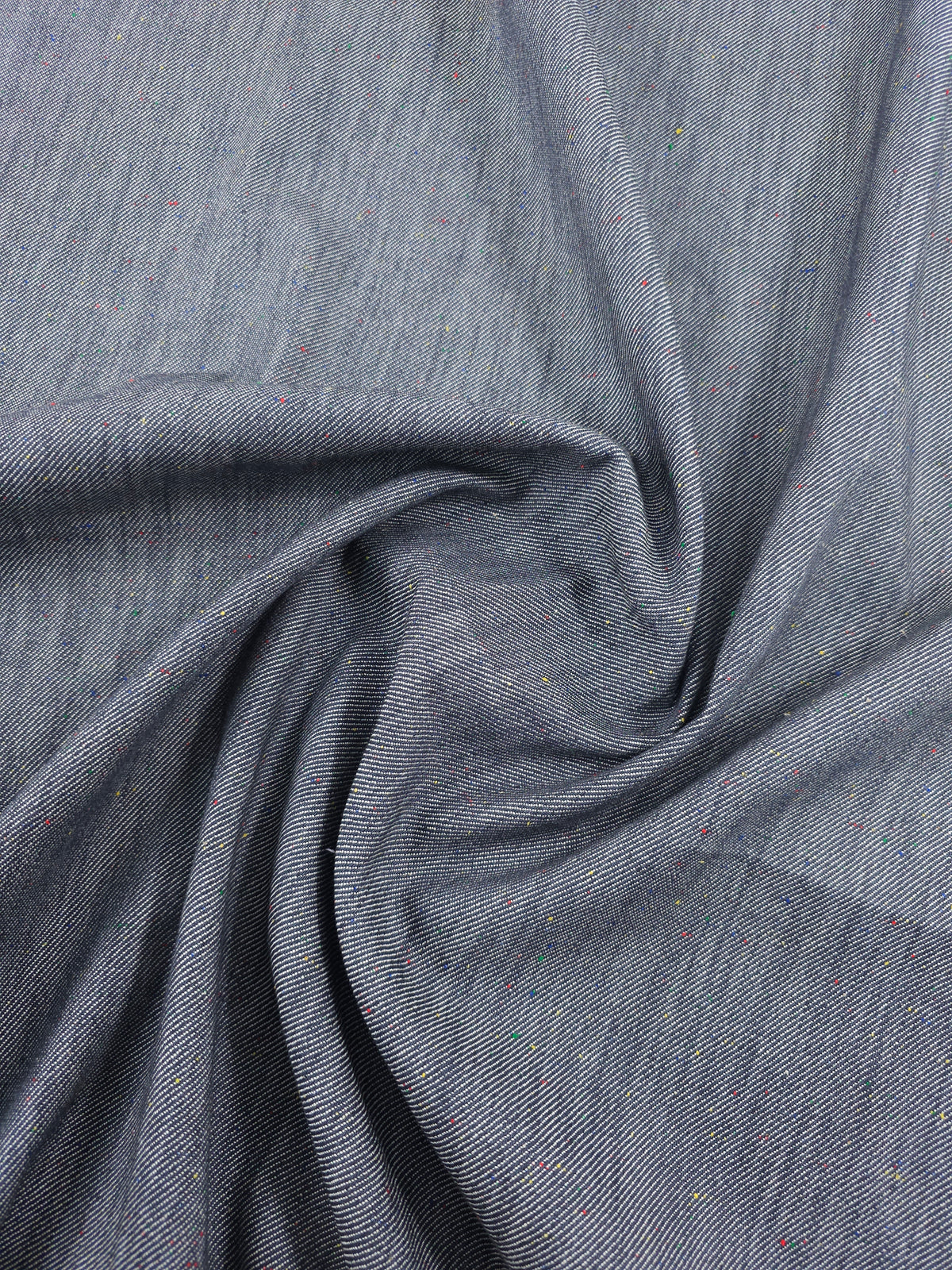 Hale Blue Washed Multicolour Speckle Denim
