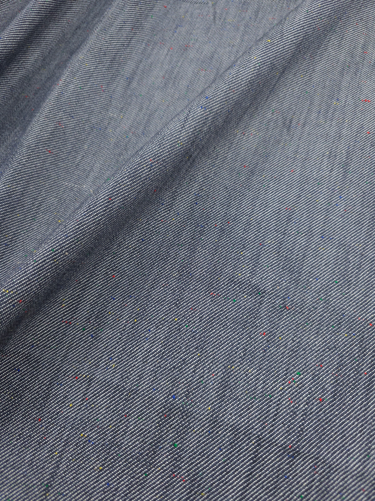 Hale Blue Washed Multicolour Speckle Denim