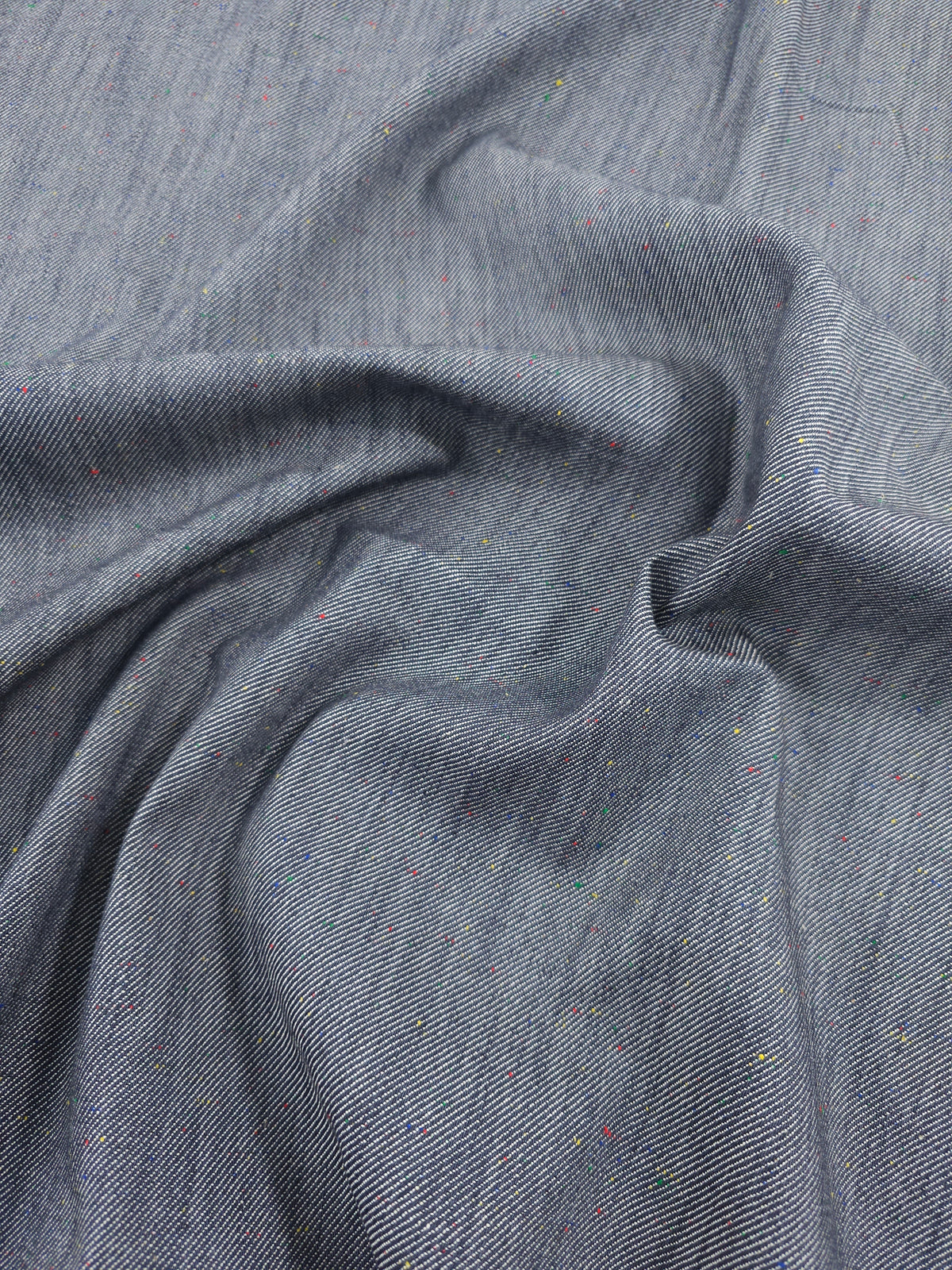 Hale Blue Washed Multicolour Speckle Denim