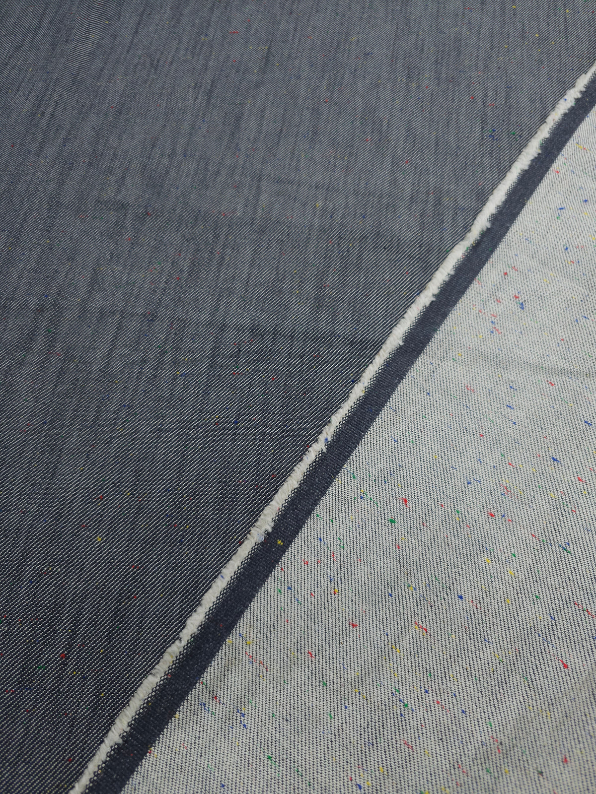 Hale Blue Washed Multicolour Speckle Denim