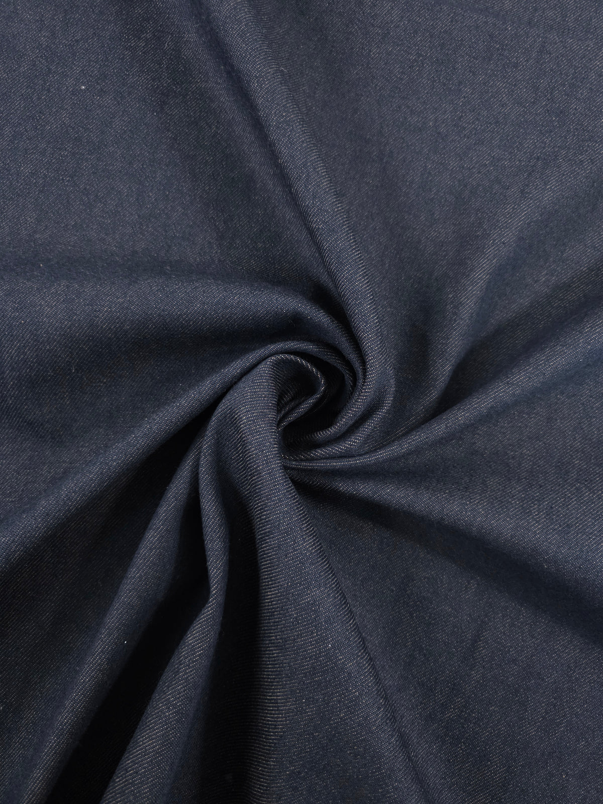 Navy/Fawny Brown Twill Denim