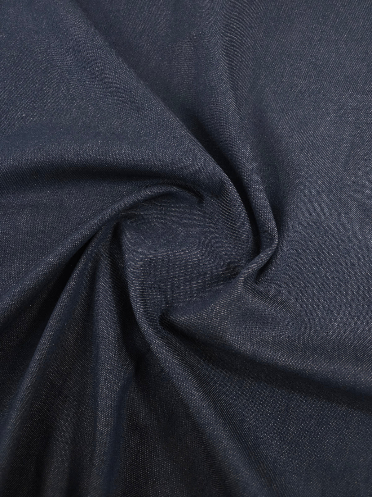Navy/Fawny Brown Twill Denim