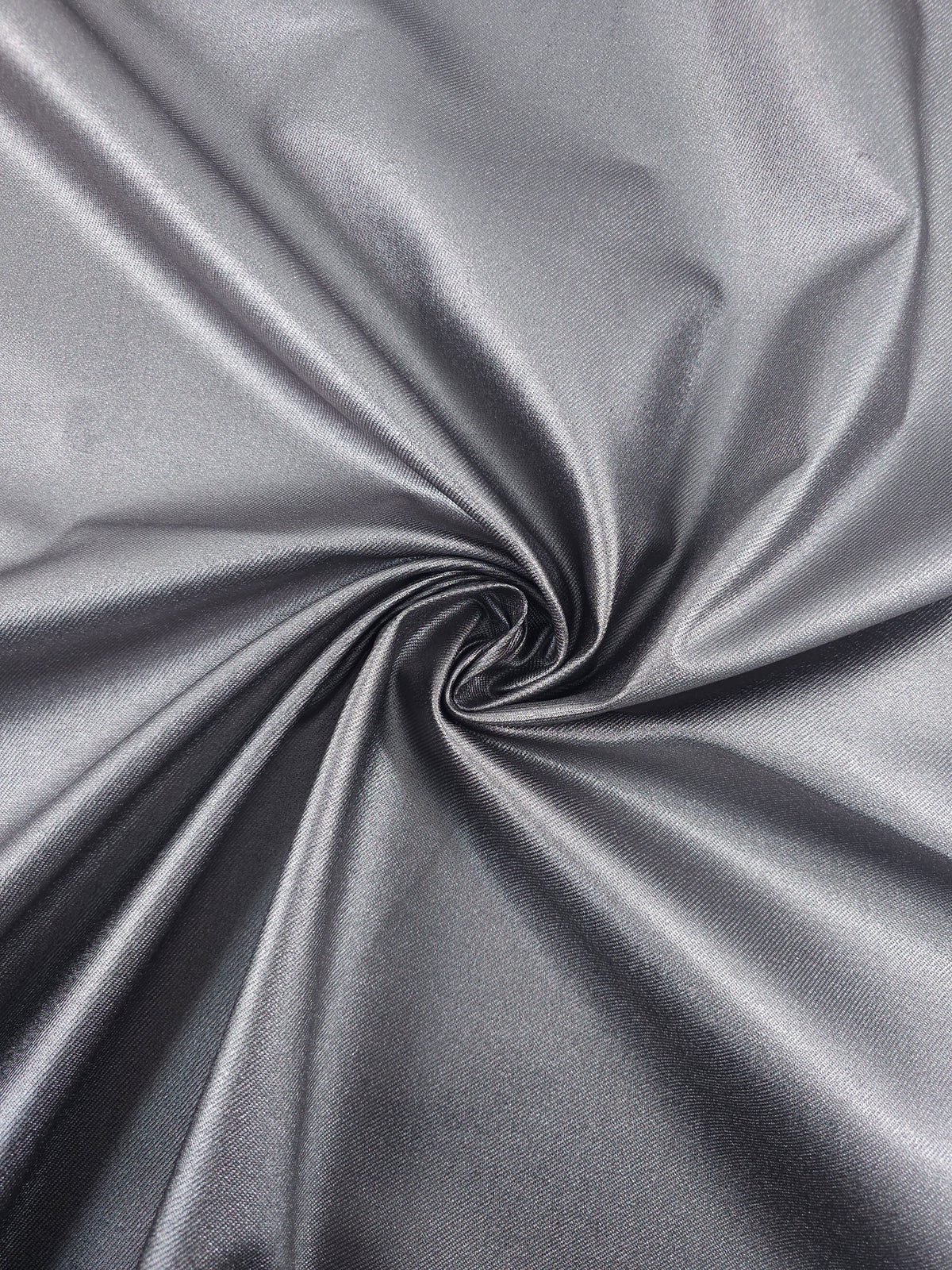 Dark Silver Metallic Denim