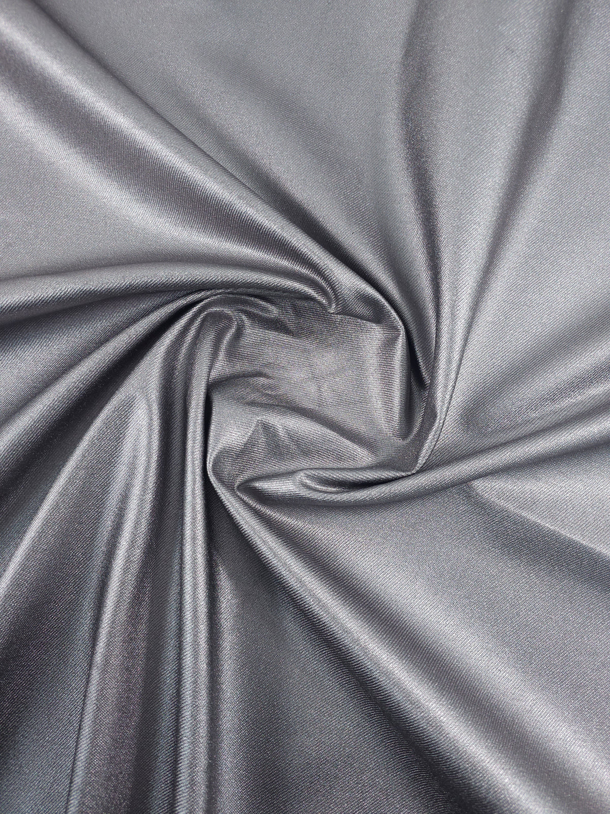 Dark Silver Metallic Denim