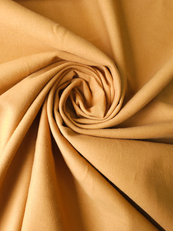 Golden Beige Brushed Cotton Drill