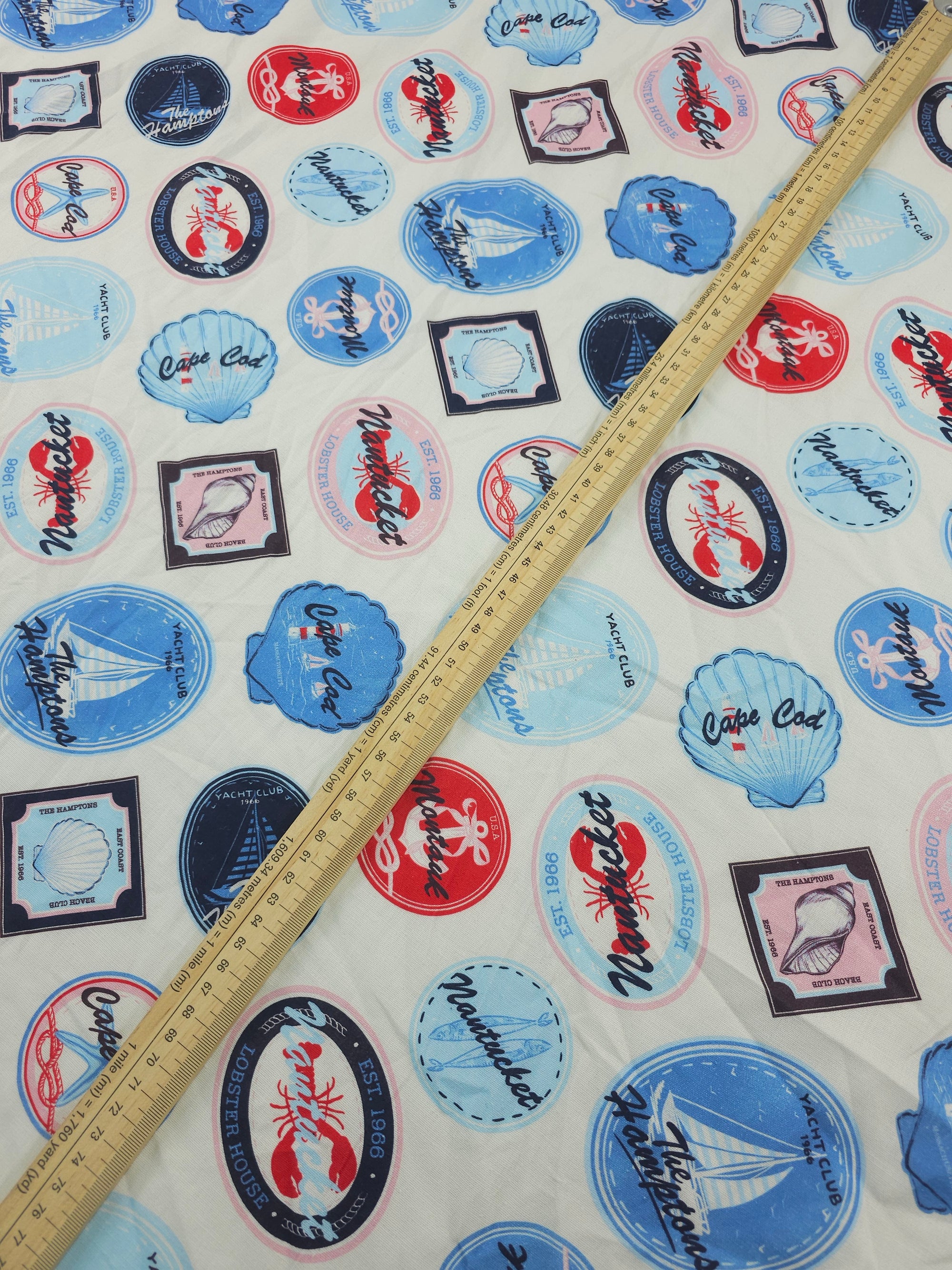 The Hamptons Badges Cotton
