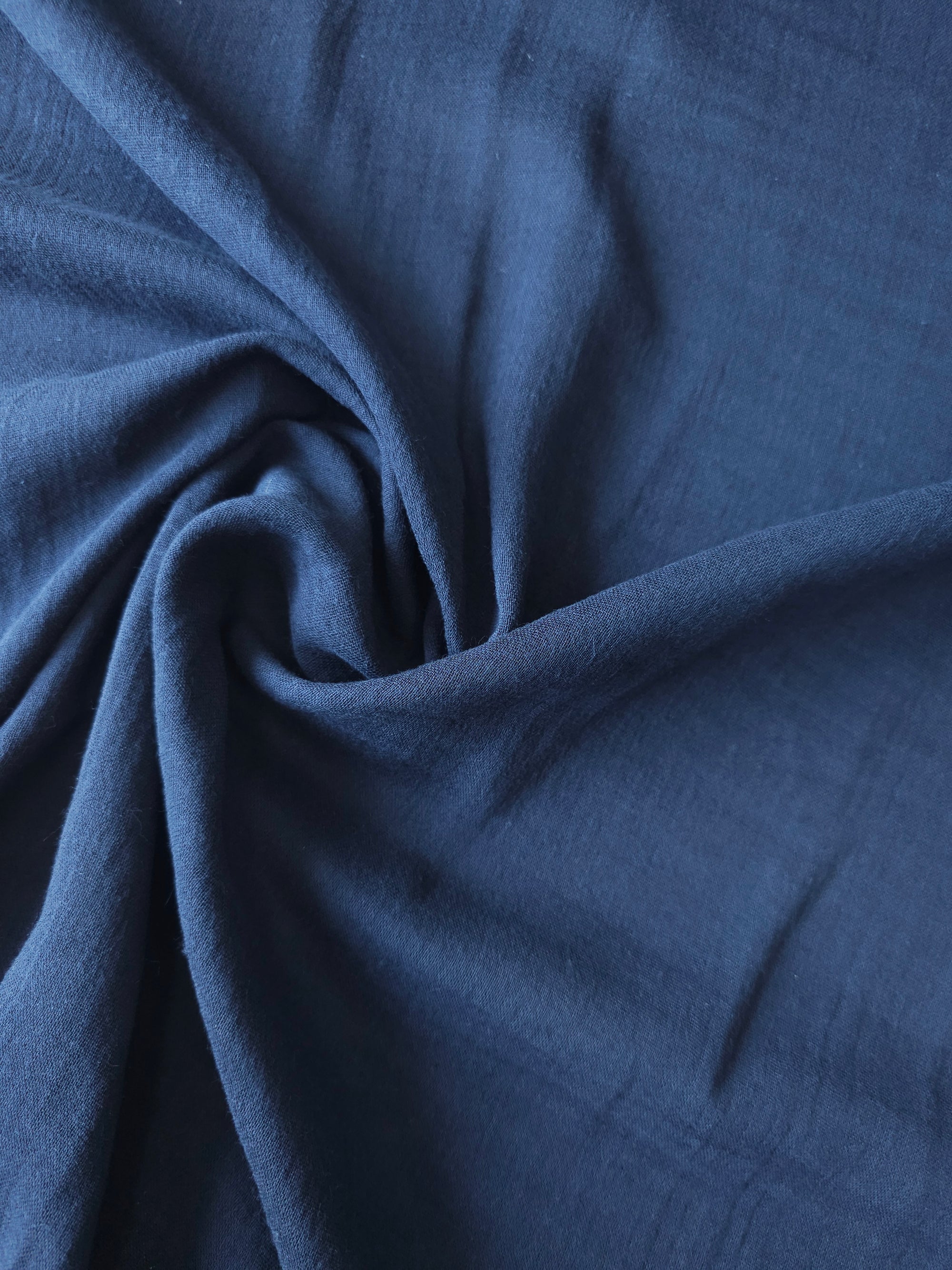 Navy Double Gauze