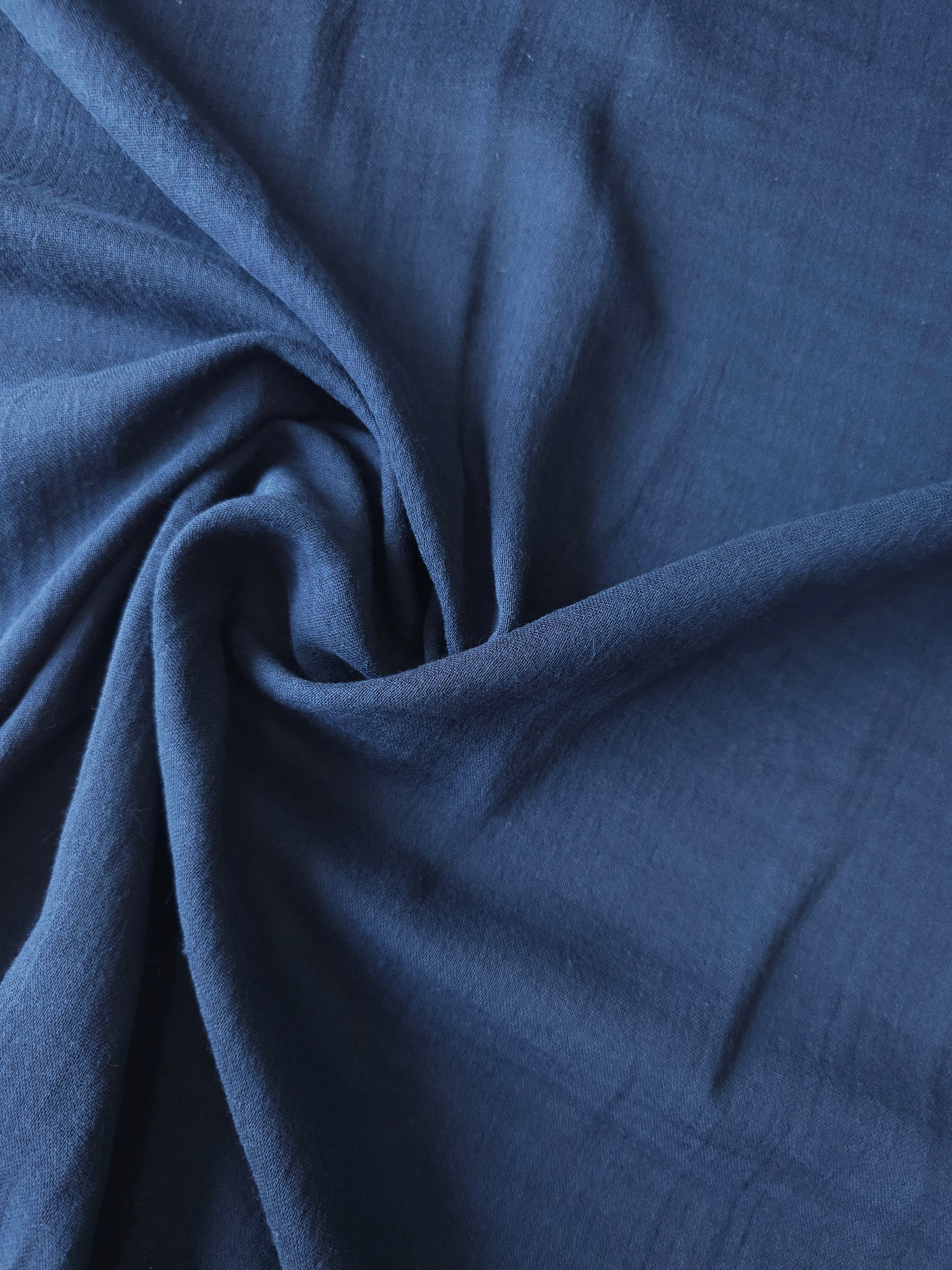 Navy Double Gauze