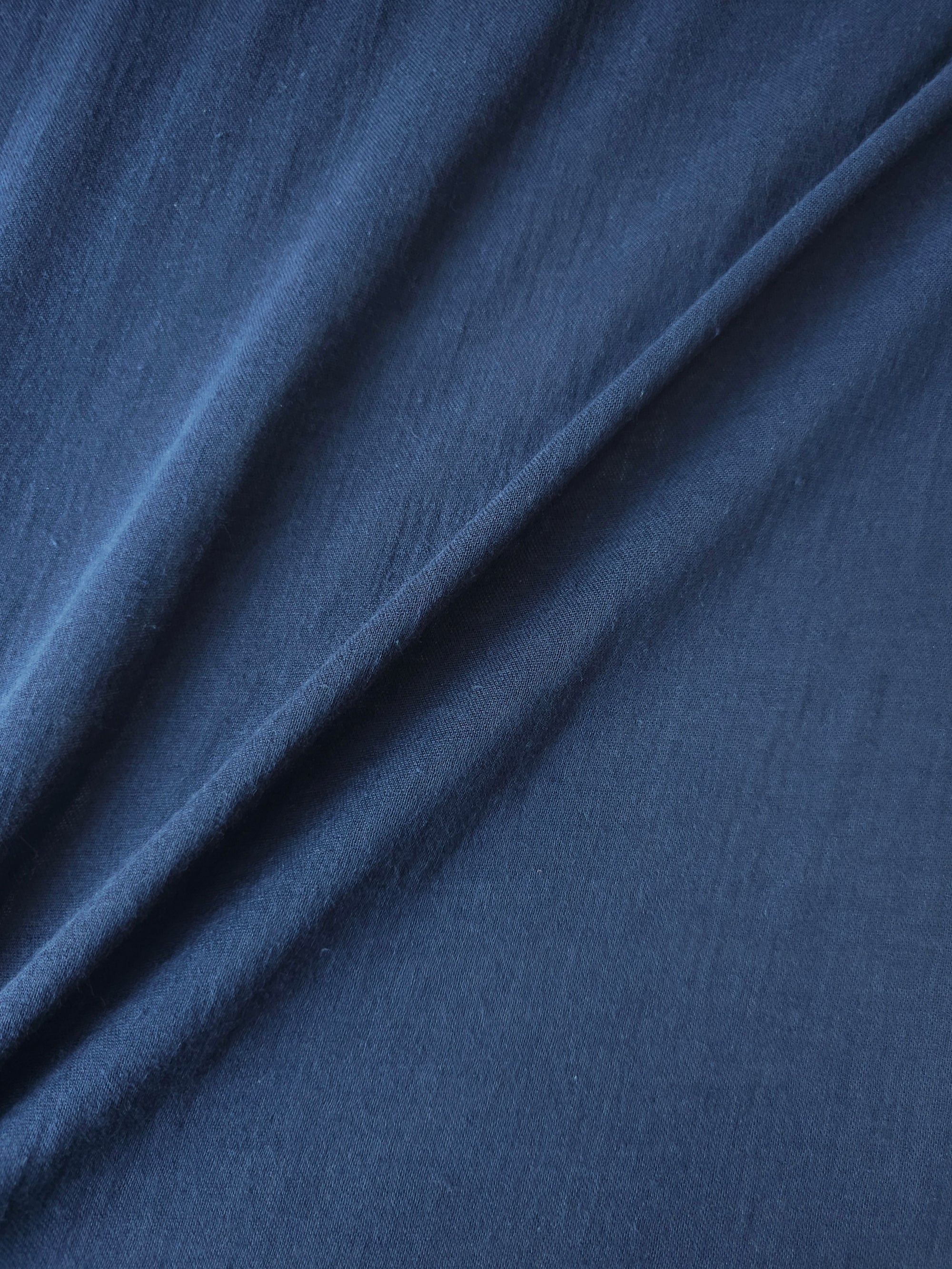 Navy Double Gauze