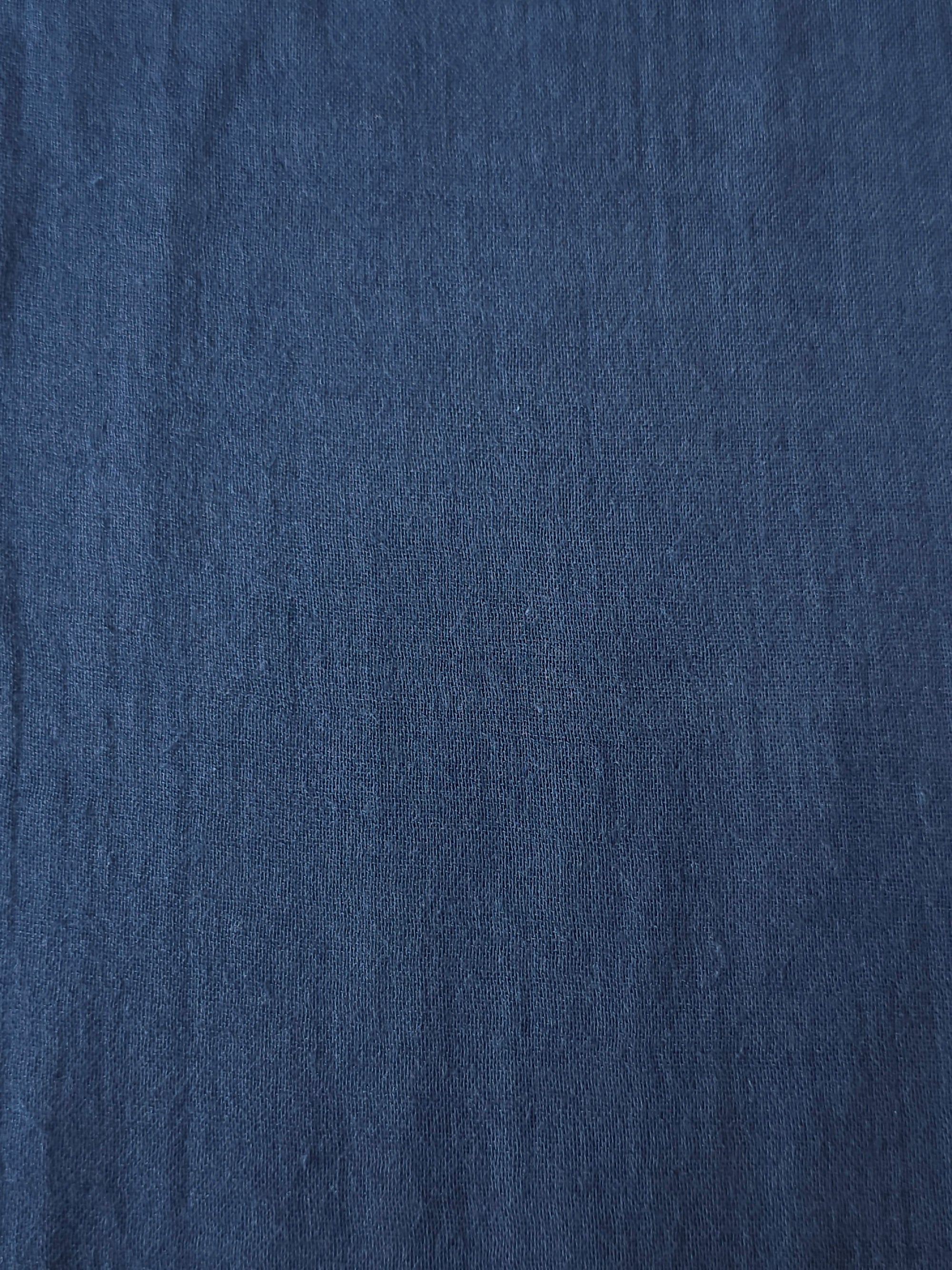 Navy Double Gauze
