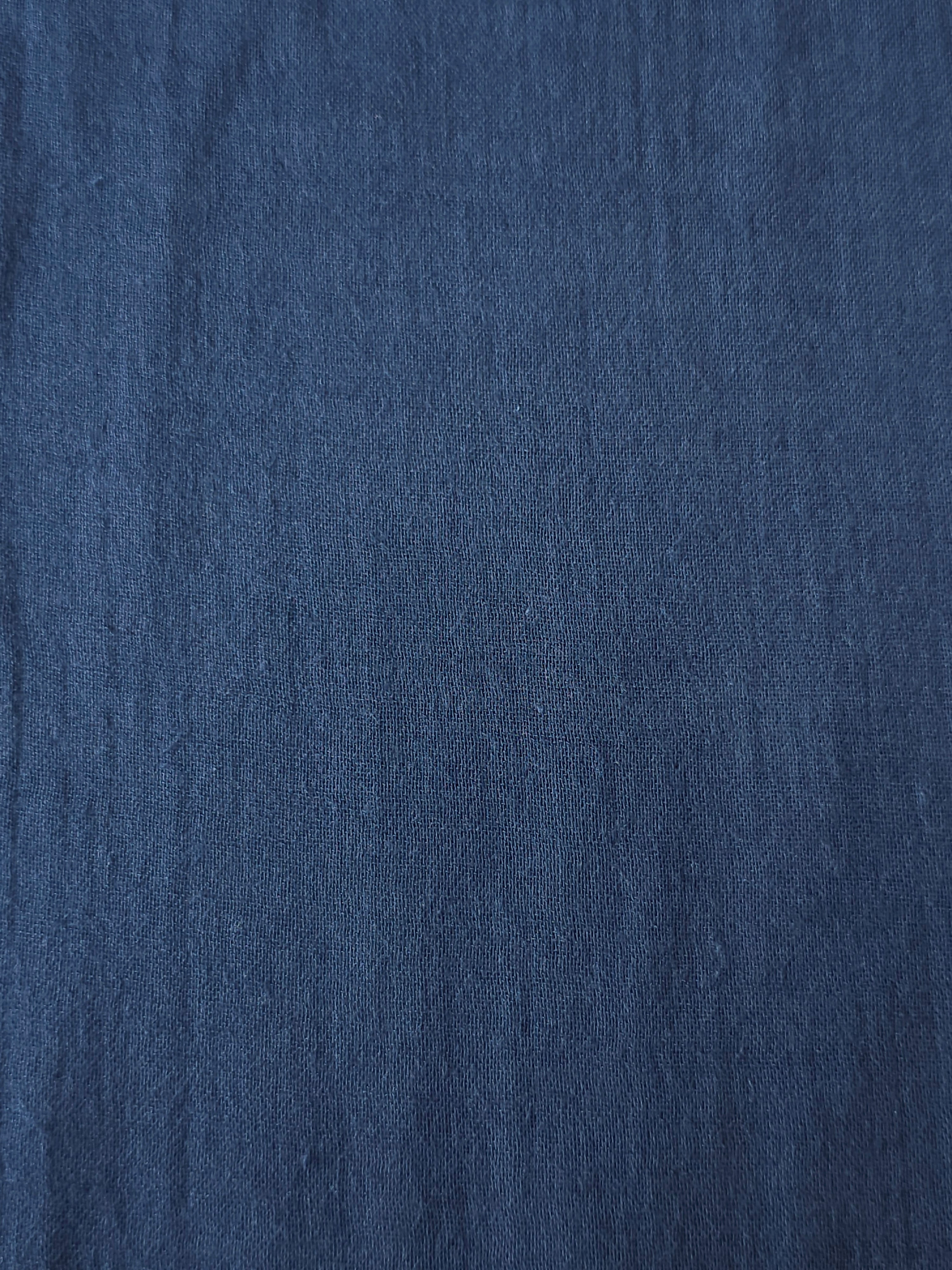 Navy Double Gauze