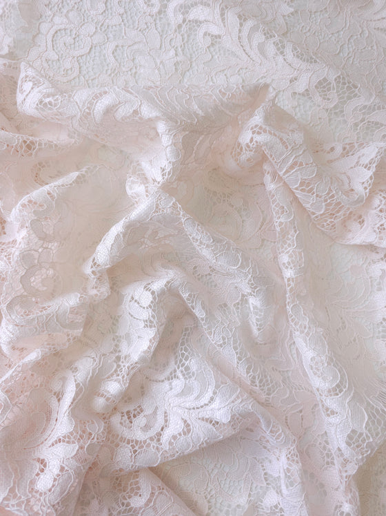 Light Peachy Ivory Lace