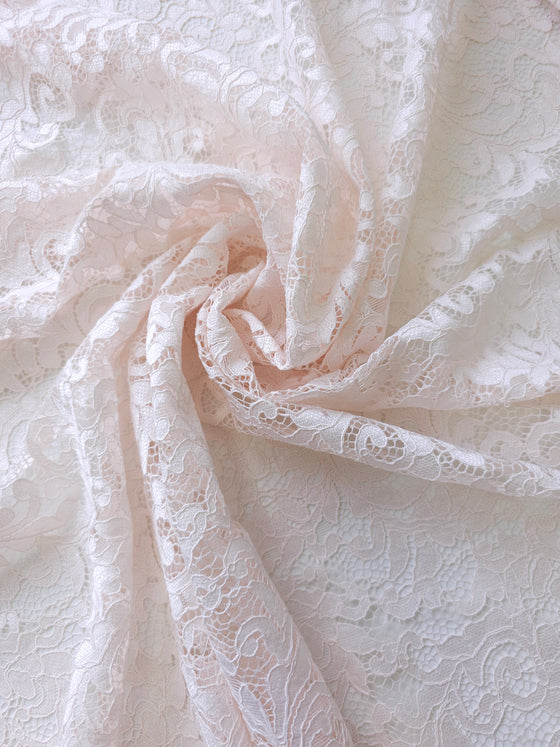Light Peachy Ivory Lace