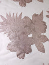 Floral Metallic Organza