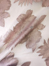 Floral Metallic Organza
